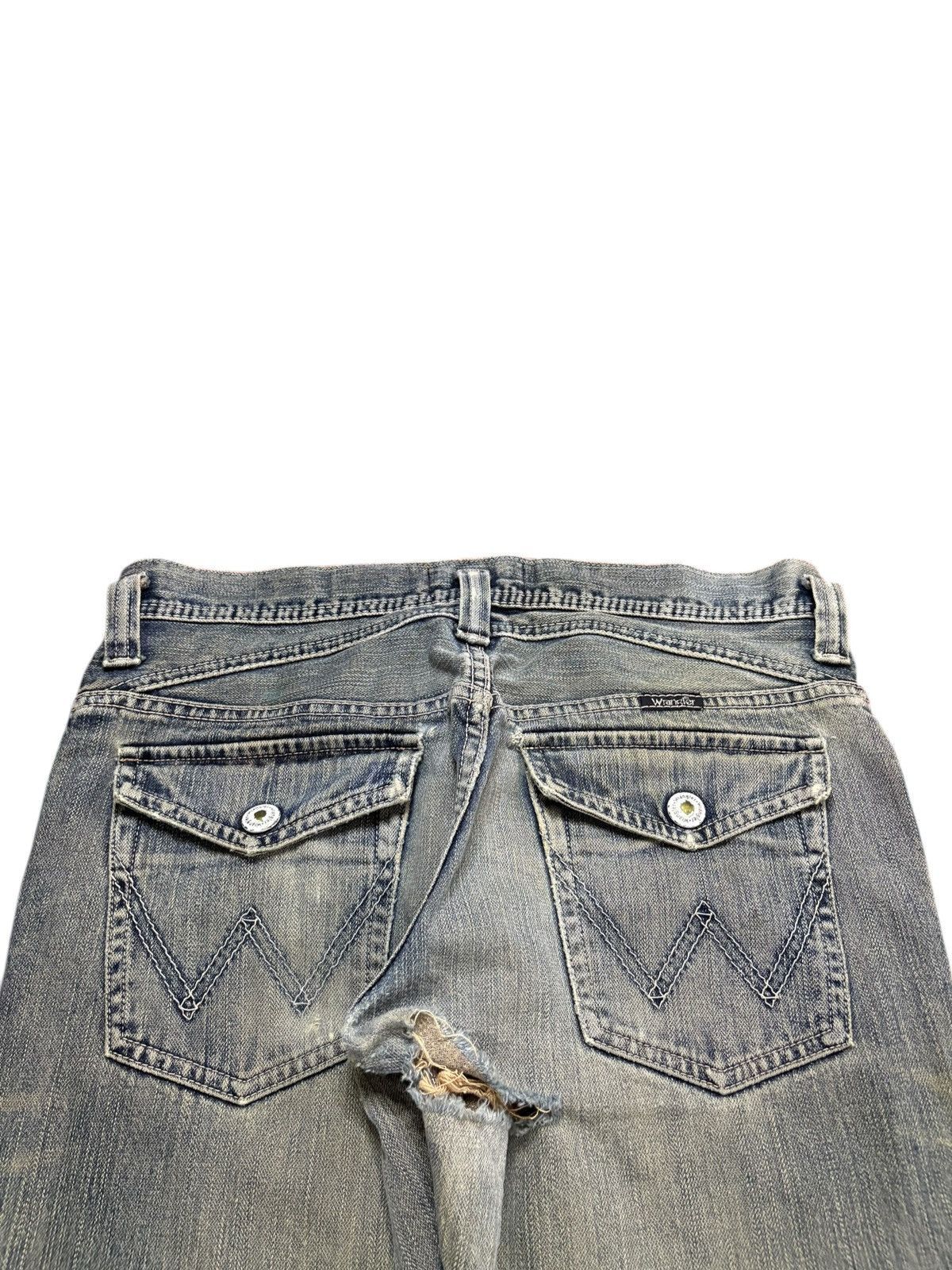 Wrangler Vintage Wrangler Mud Wash Distressed Jeans Size US 32 / EU 48 - 9 Thumbnail