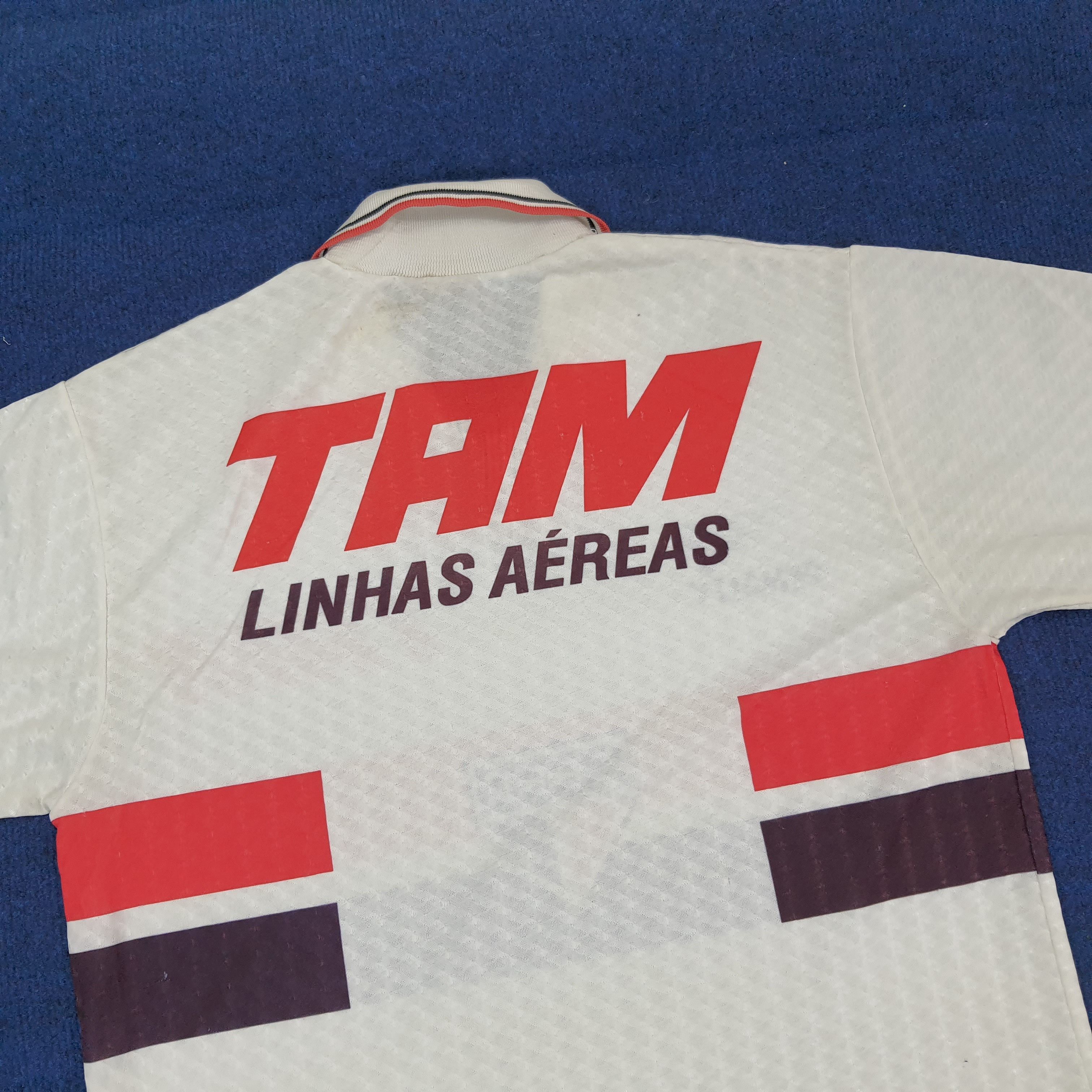 Penalty Penalty Leonardo São Paulo Home Football 90s Jersey C223N49 Size US M / EU 48-50 / 2 - 4 Thumbnail