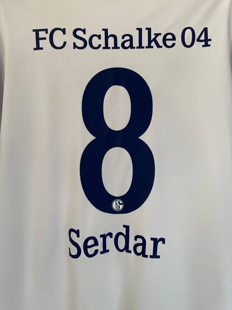 Umbro FC Schalke 04 Away Soccer Jersey Umbro Gazprom Serdar #8 Size US L / EU 52-54 / 3 - 12 Thumbnail
