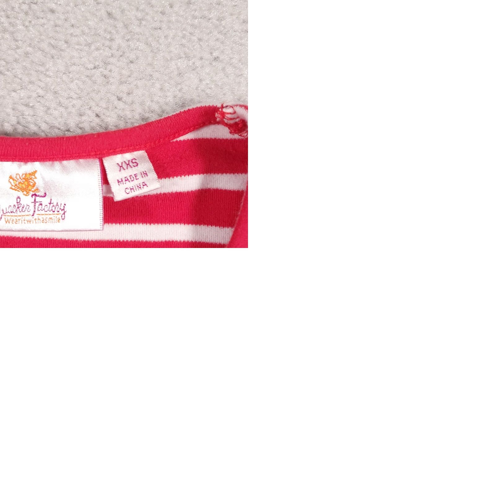 Quacker Factory Quacker Factory Shirt Womens 2XS Short Sleeve Women XXS Striped Red White Anchor Sailboat Size XXS / US 00 / IT 34 - 9 Thumbnail