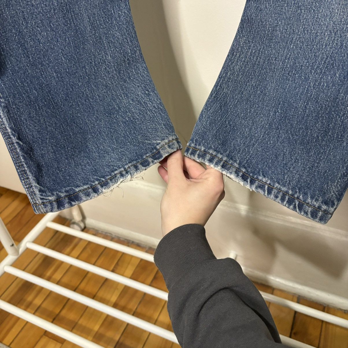 Vintage Vintage 1990s Blue Denim Jeans Size US 30 / EU 46 - 8 Thumbnail