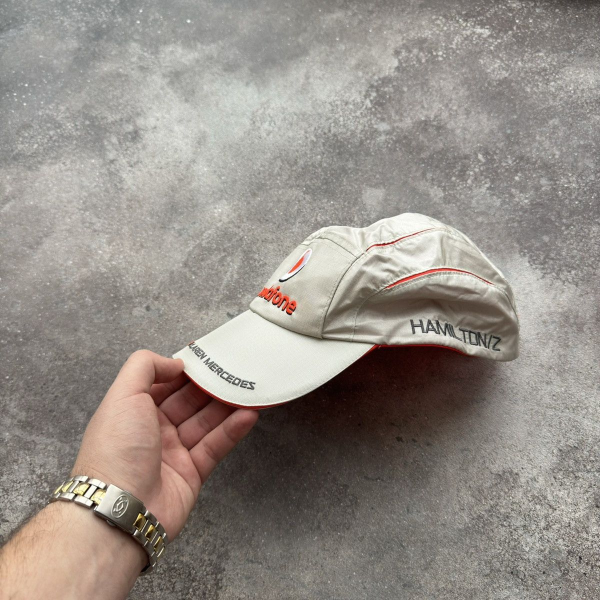 Formula 1 × NASCAR Vodafone McLaren Formula 1 Vintage Cap Size ONE SIZE - 4 Thumbnail