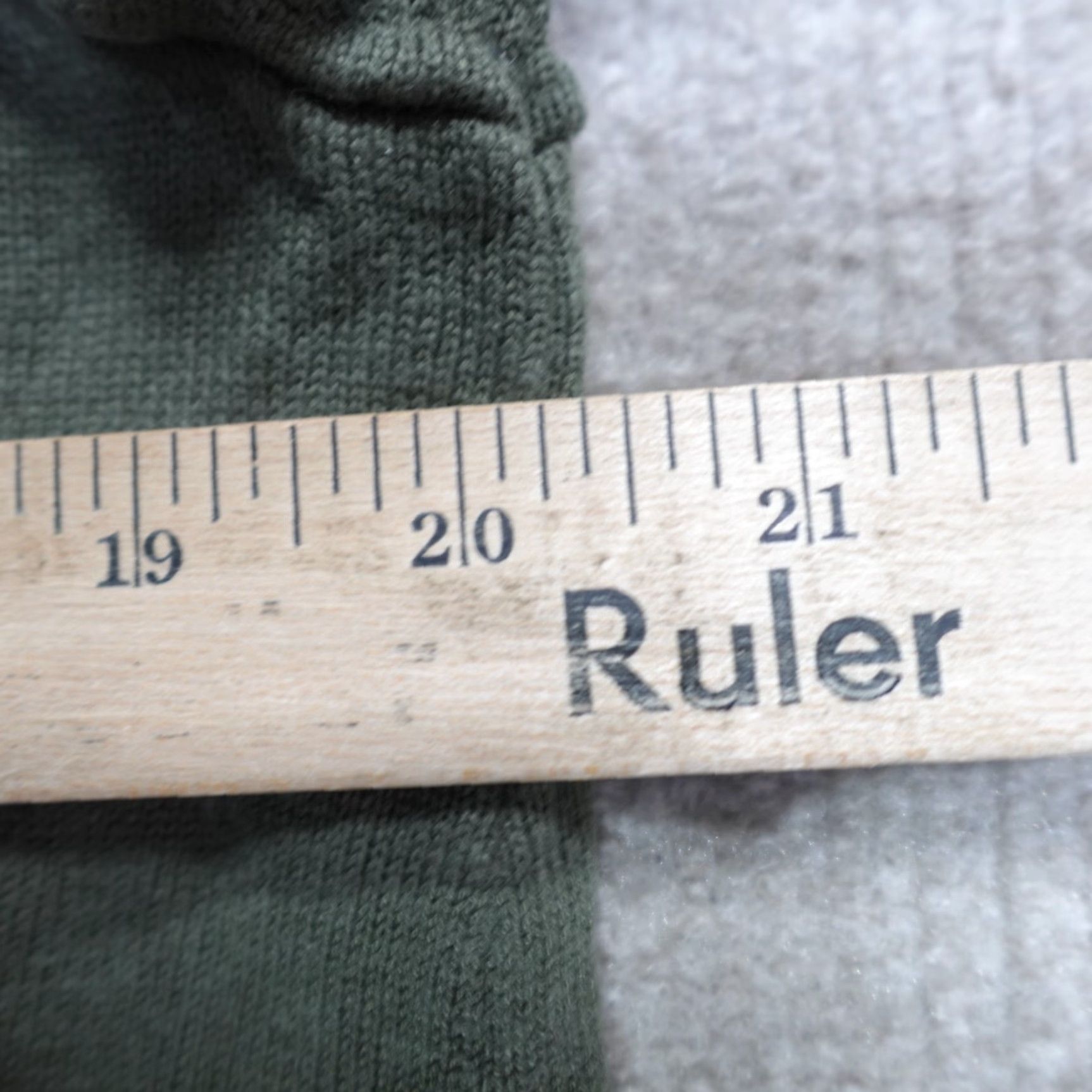 J. Jill J. Jill Cardigan Sweater Womens 1X Green Solid Linen Rayon Long Sleeve Knit Size XL / US 12-14 / IT 48-50 - 6 Thumbnail