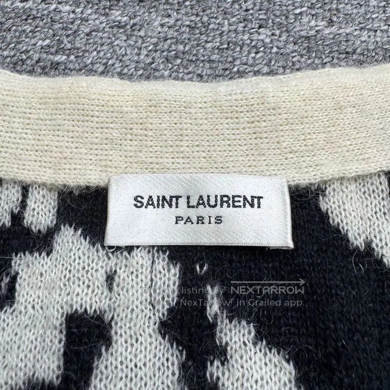 Saint Laurent Paris SLP Tiger Stripe Wool Jacket. Size US XL / EU 56 / 4 - 3 Thumbnail