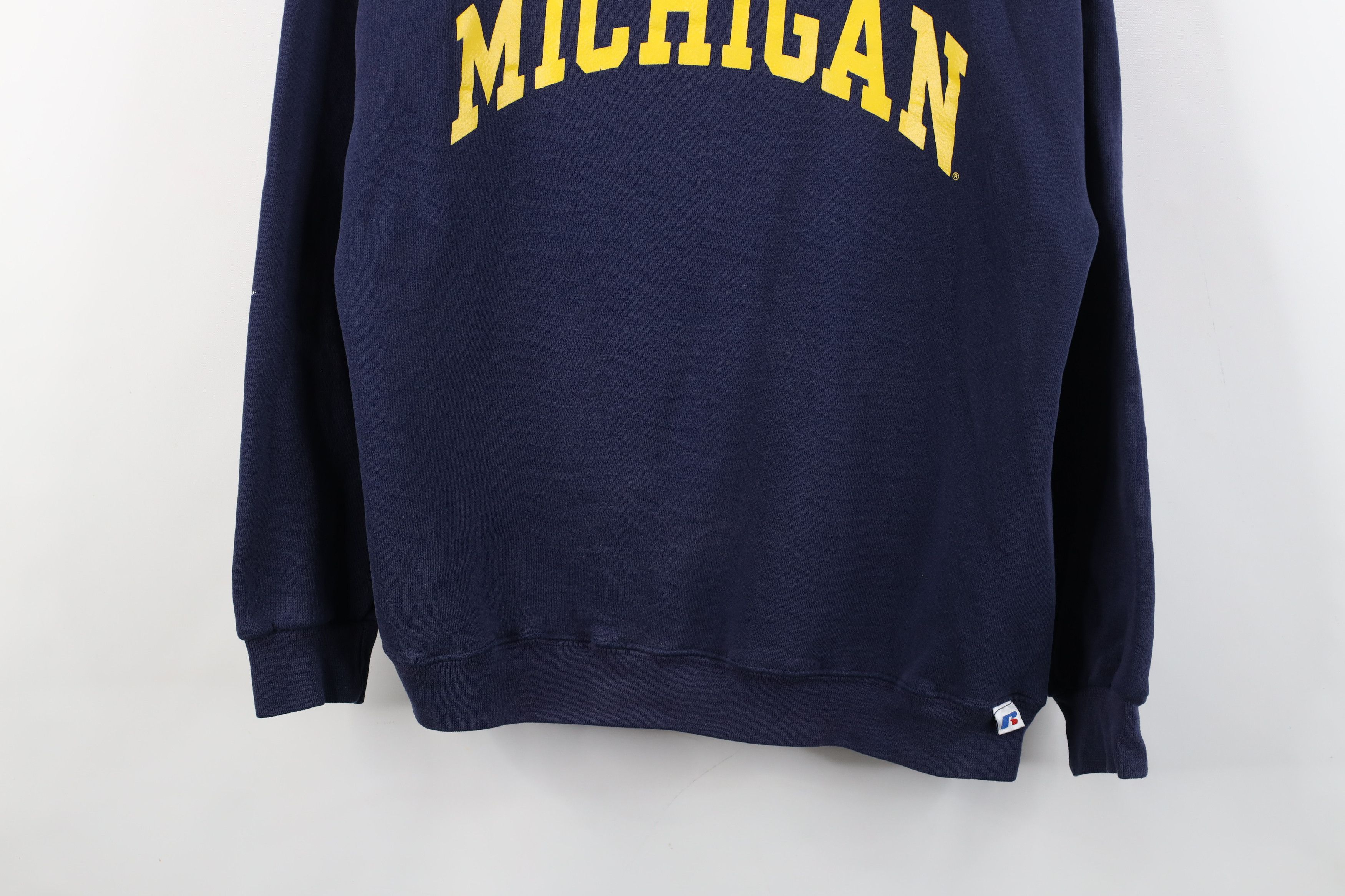 Russell Athletic Vintage 90s Russell Athletic University Michigan Sweatshirt Size US M / EU 48-50 / 2 - 3 Thumbnail