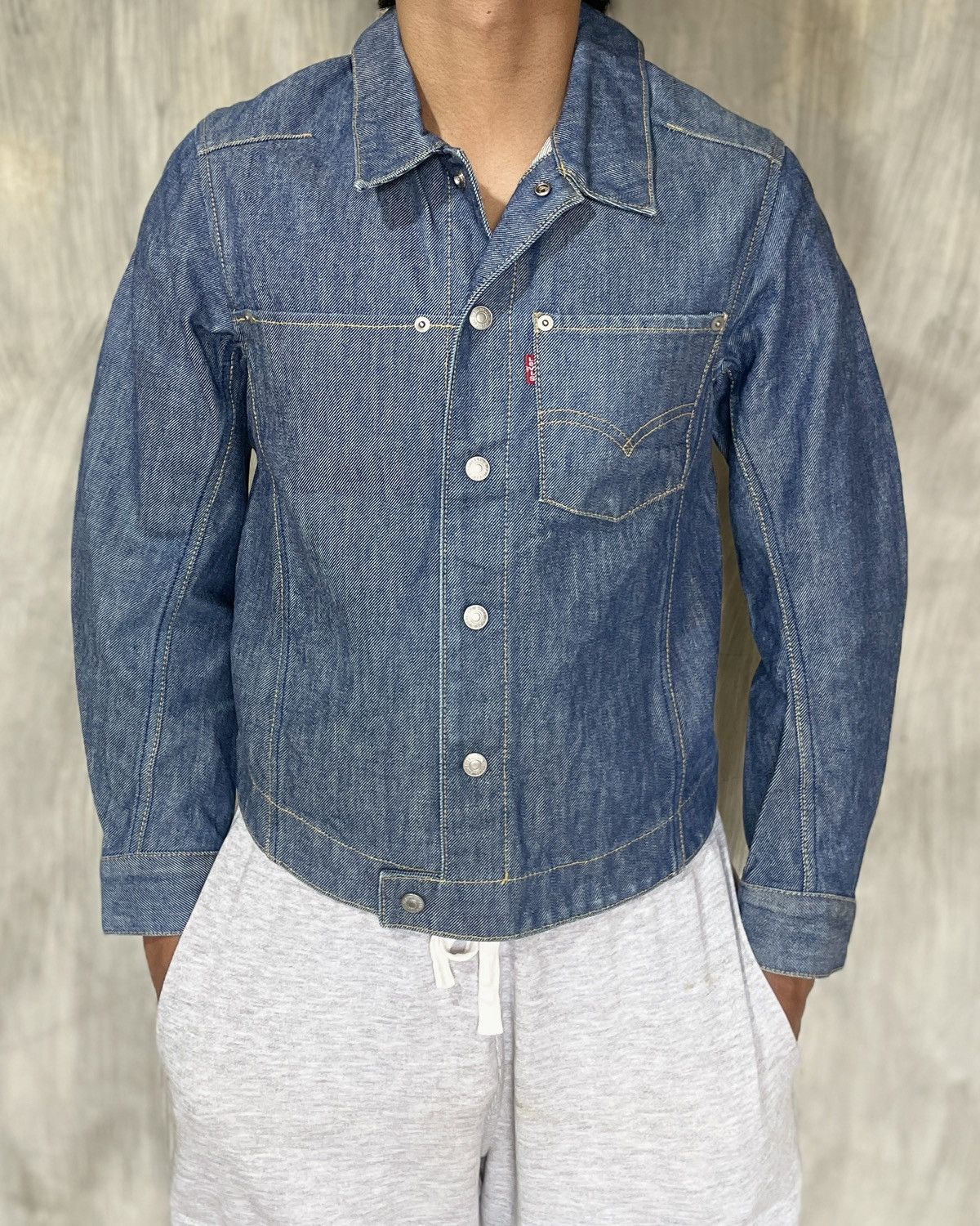 Engineered Garments × Levi's Vtg 90s Levis Engineered Jeans Blue Denim Jacket Japan y2k ♻️ Size US XS / EU 42 / 0 - 8 Thumbnail