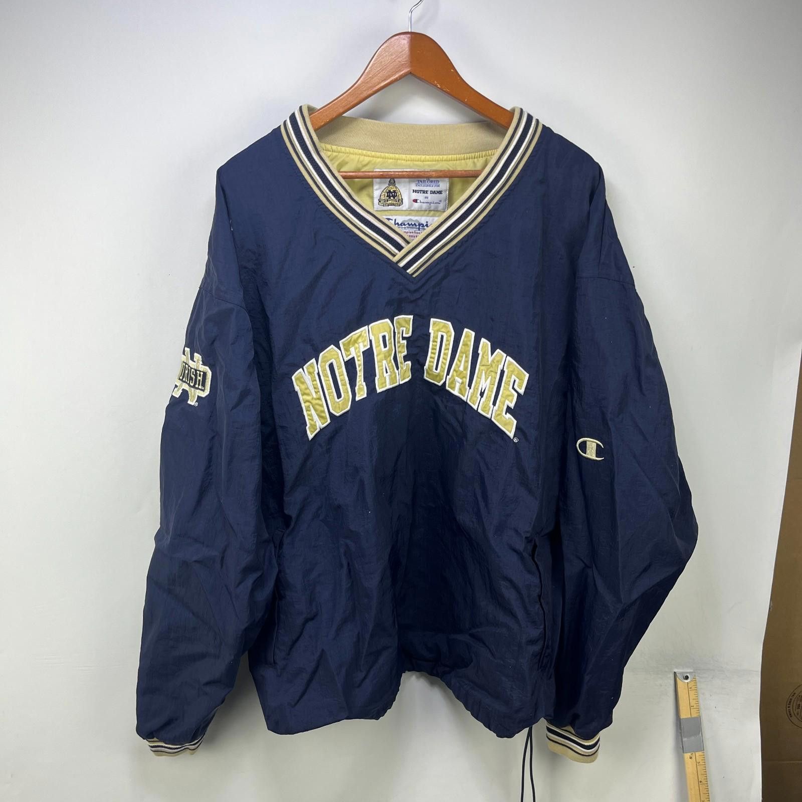 Other Vintage Champion Notre Dame Pullover Windbreaker XXL Size ONE SIZE - 1 Thumbnail