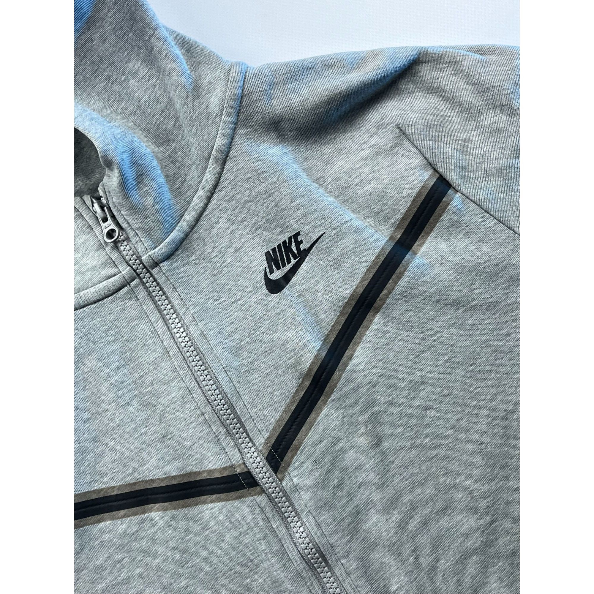 Nike × Vintage DRILL! NIKE TECH FLEECE Y2K Zip Hoodie Size US S / EU 44-46 / 1 - 2 Thumbnail