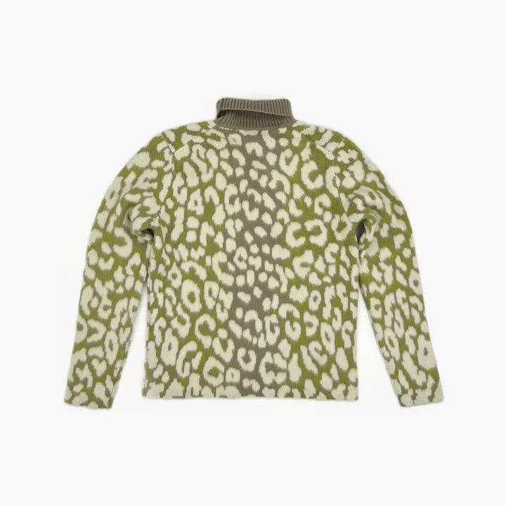 Dior Dior Dior Leopard Pattern High Neck Sweater 0079-2507 Size US M / EU 48-50 / 2 - 3 Thumbnail