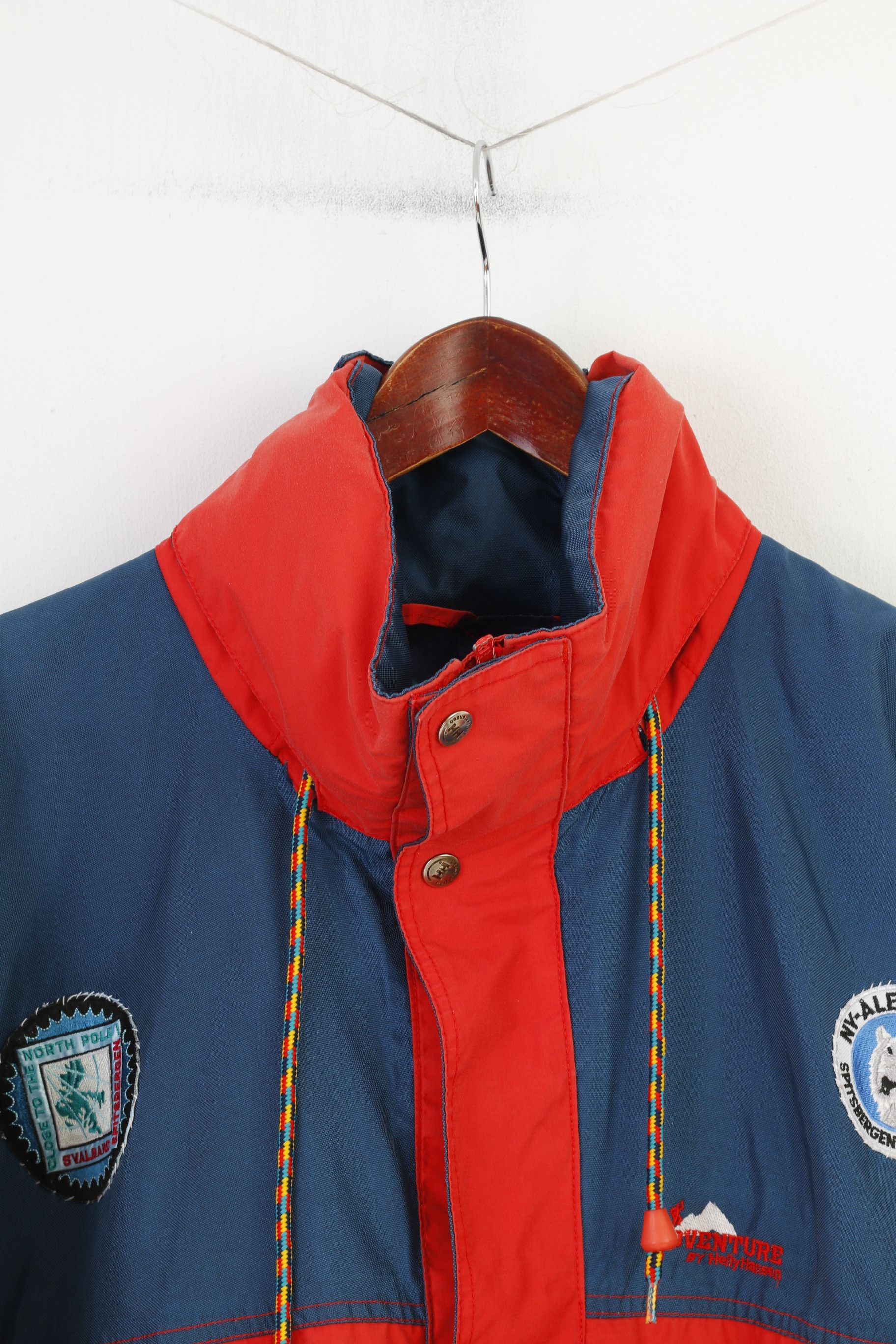 Helly Hansen × Vintage Helly Hansen Men XL Jacket Hood Red Pockets Vintage 0899 Size US XL / EU 56 / 4 - 2 Thumbnail