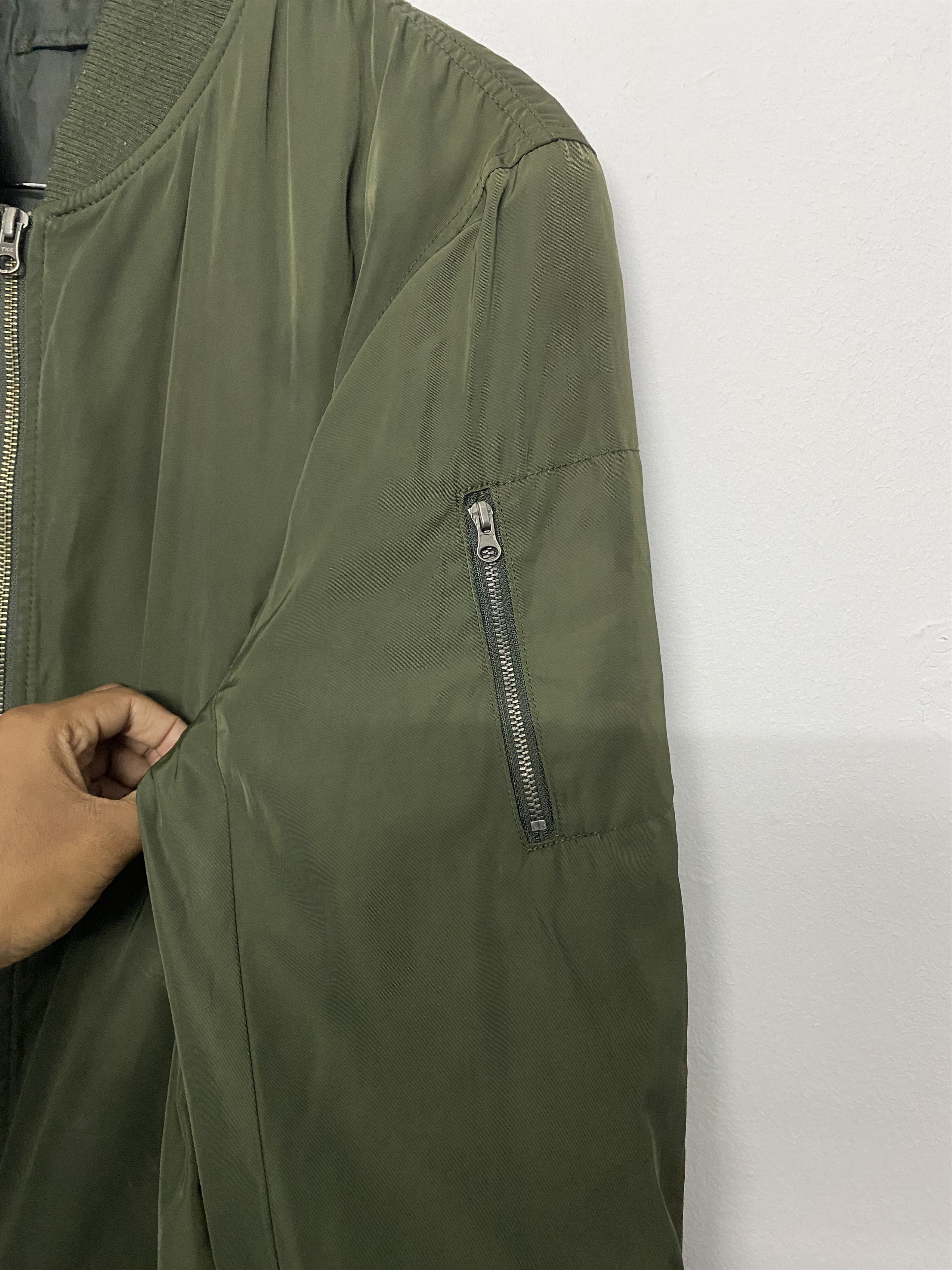 GU Vtg GU Bomber Green Jacket Size US XL / EU 56 / 4 - 5 Thumbnail