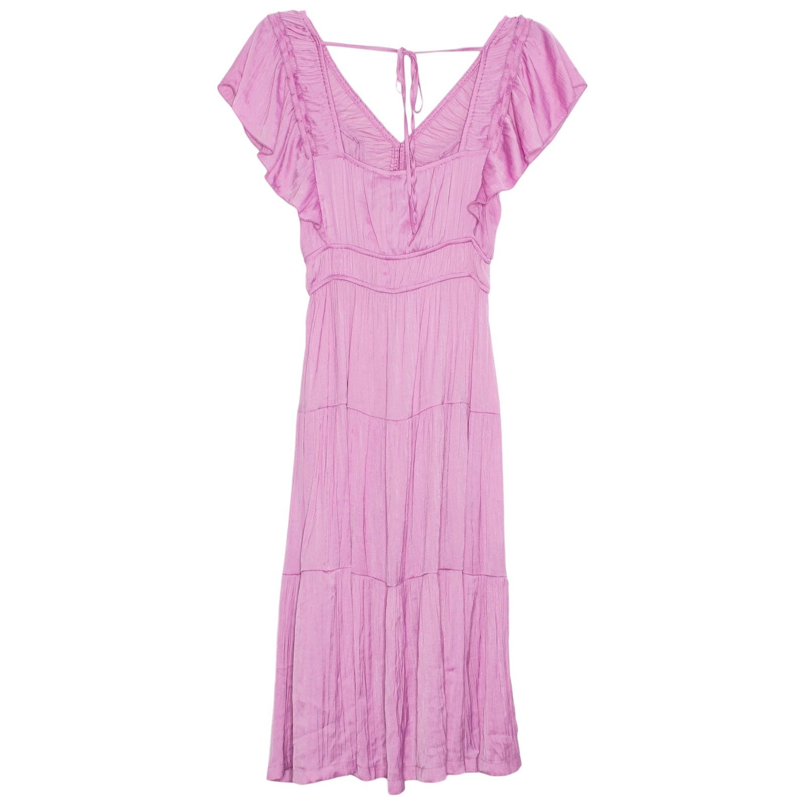 Joie NWT Joie Midi Dress Orchid Tiered Boho Romantic Fairycore M Size M / US 6-8 / IT 42-44 - 3 Thumbnail