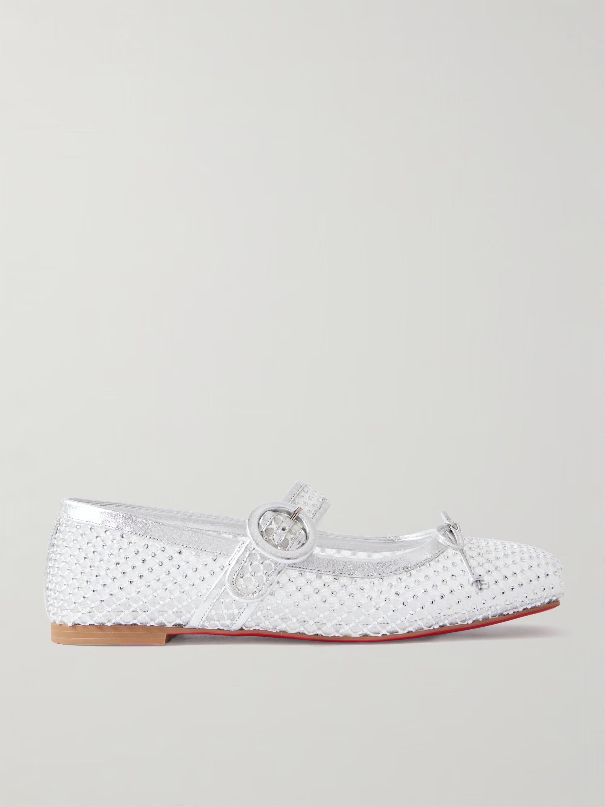 o1s1wg110925 Flats in Silver