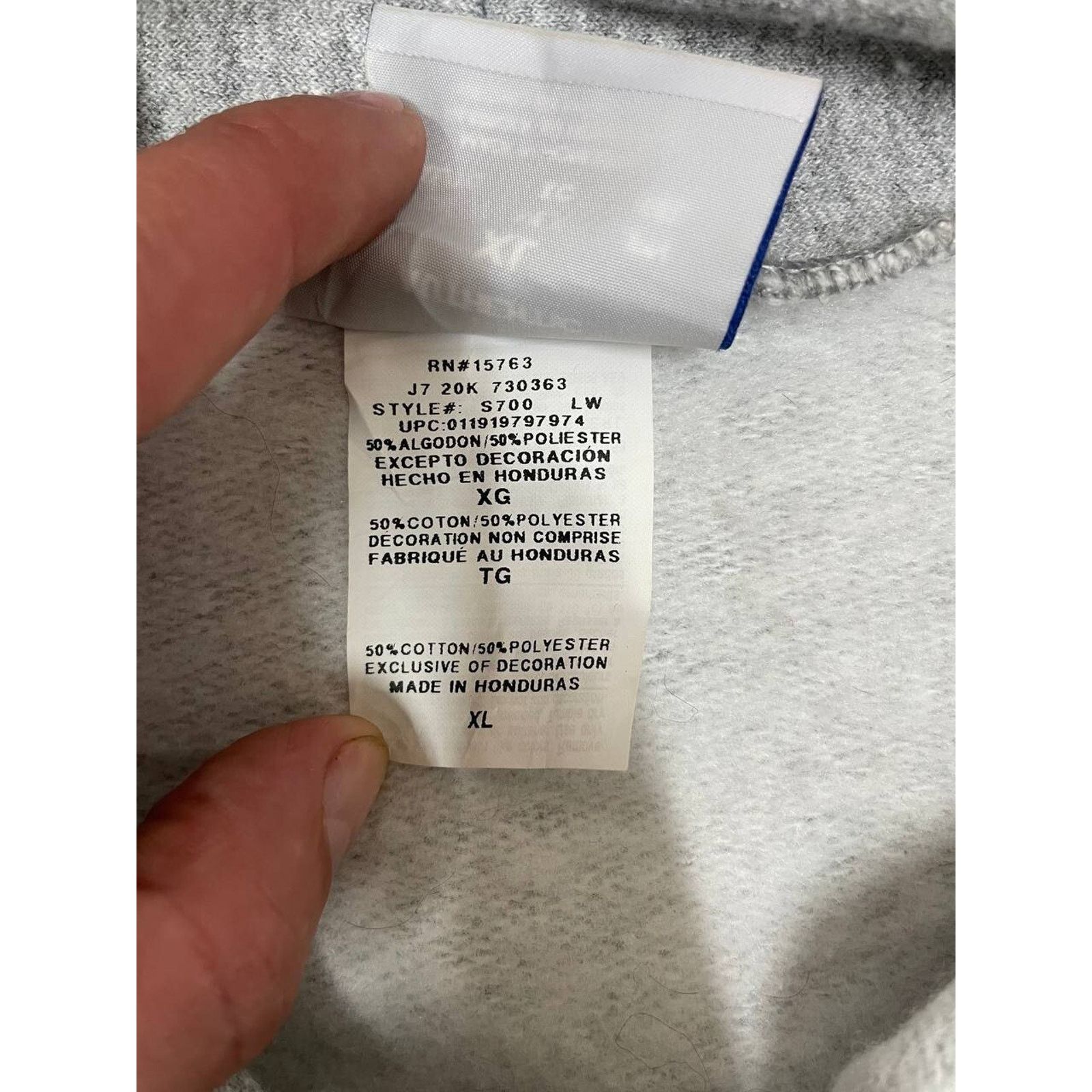 Champion Vintage SPENN Hoodie XL Gray Streetwear Athletics Sweatshirt Size US XL / EU 56 / 4 - 8 Thumbnail