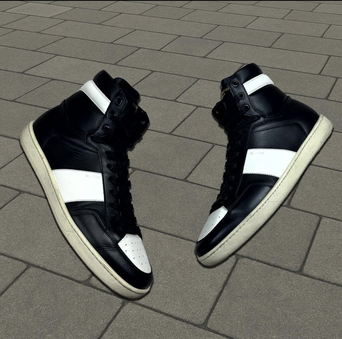 Saint Laurent Paris saint laurent paris black SL/10h sneakers Size US 11 / EU 44 - 1 Thumbnail