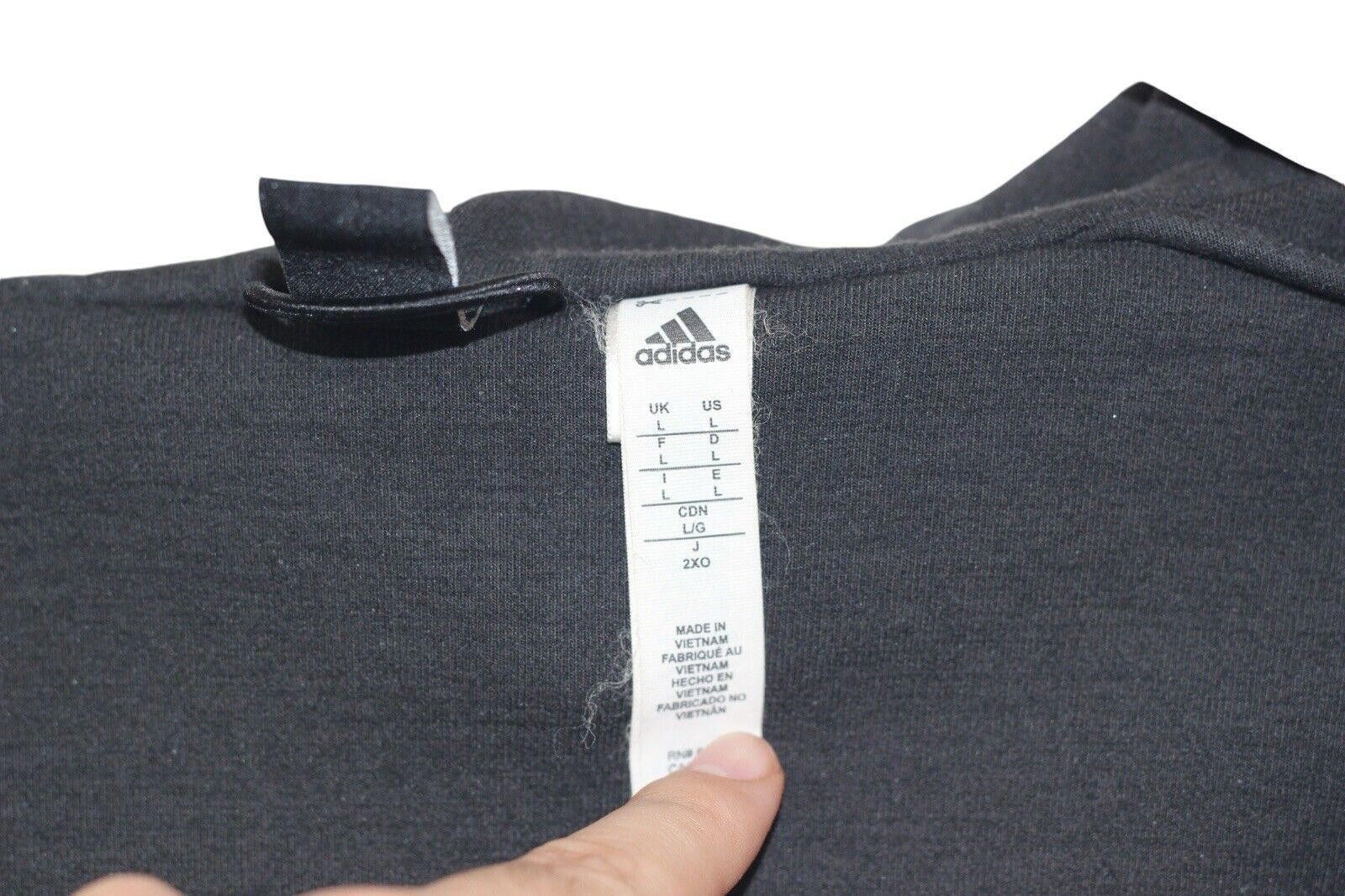Adidas Adidas Black Gray Primeknit Full Zip Hoodie Men’s Sz L RARE Size US 34 / EU 50 - 7 Thumbnail