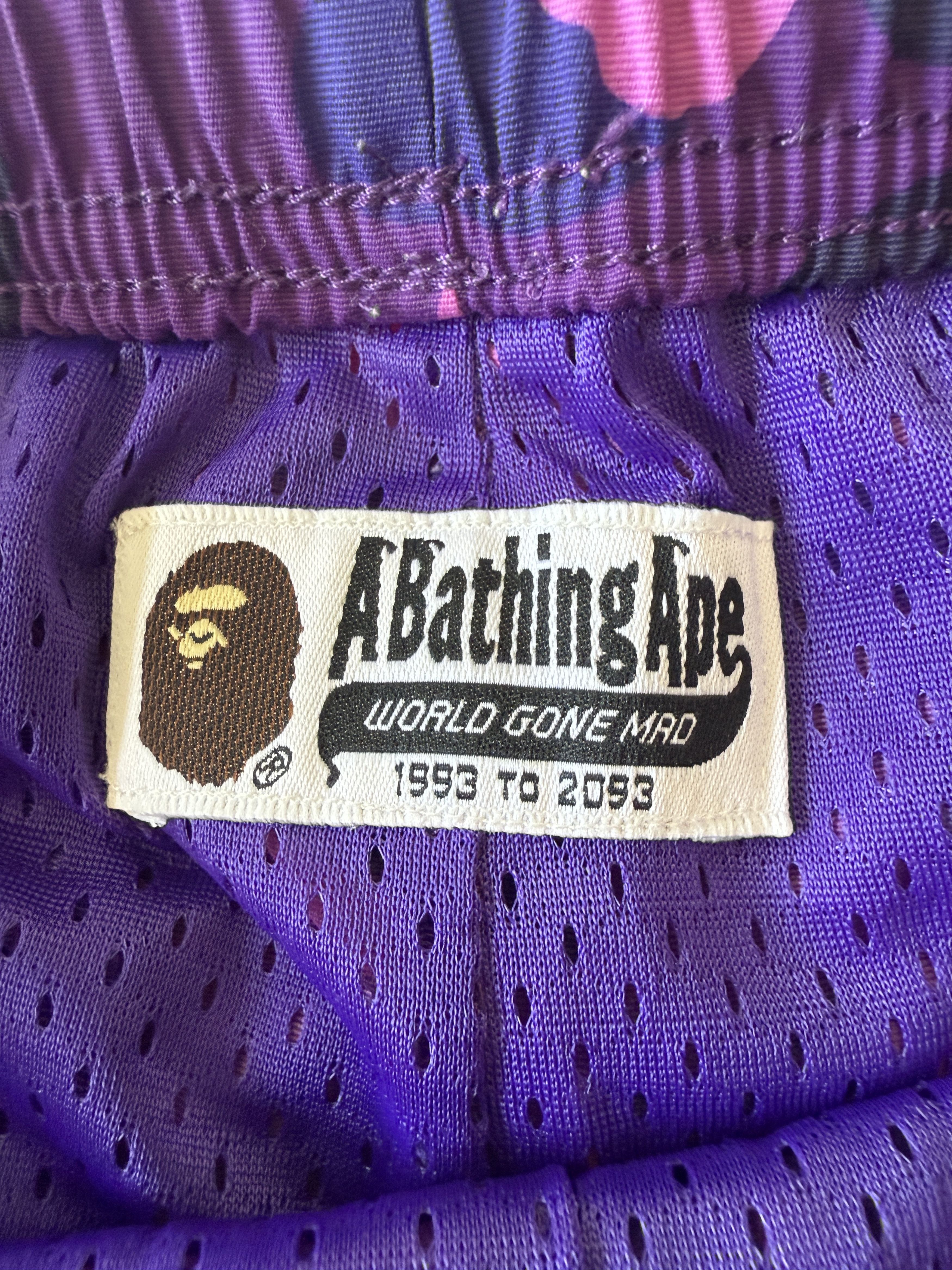 Bape BAPE COLOR CAMO SIDE SHARK BEACH SHORTS Size US 36 / EU 52 - 10 Thumbnail