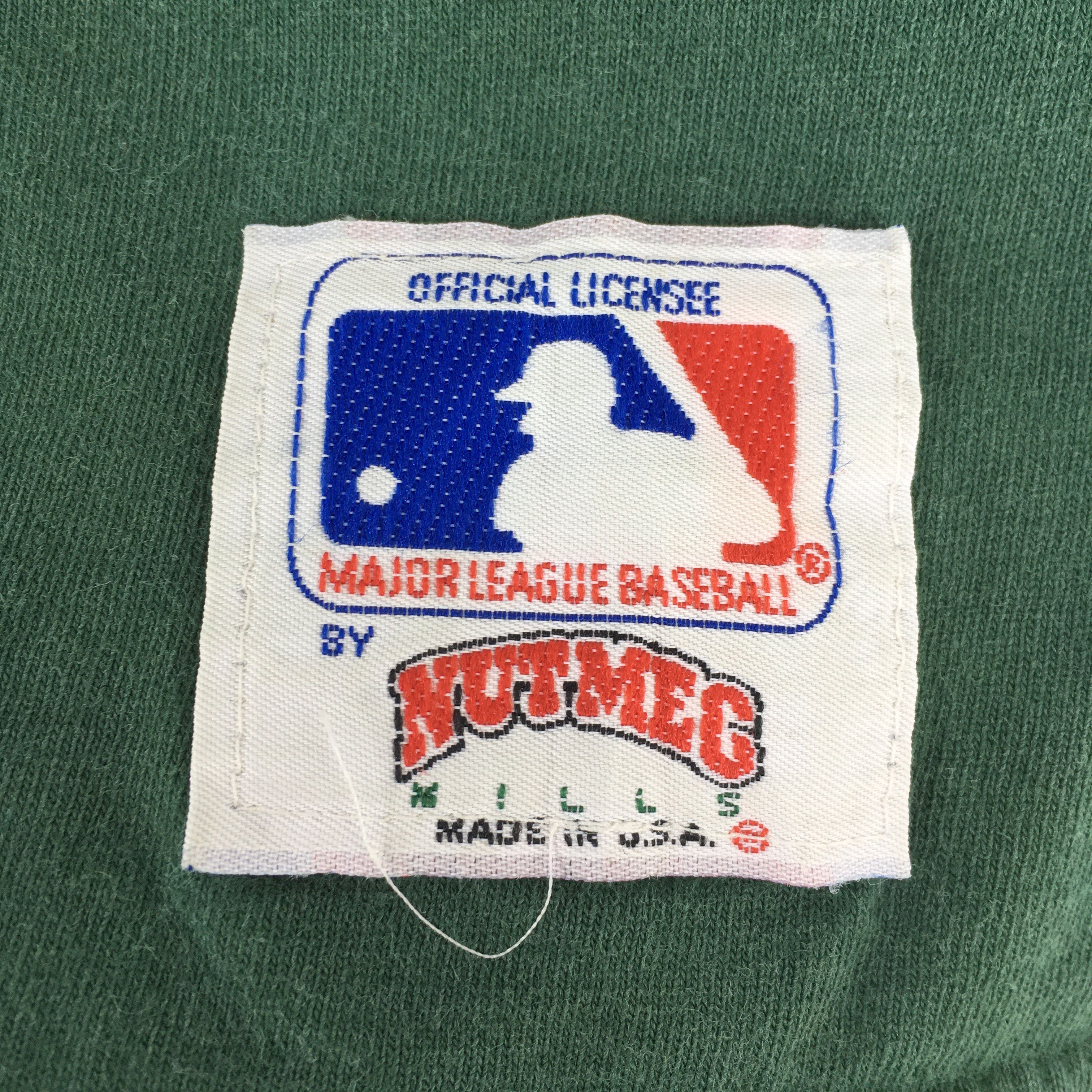 MLB Vintage Oakland Athletics MLB Nutmeg Tshirt Medium Size US M / EU 48-50 / 2 - 6 Thumbnail