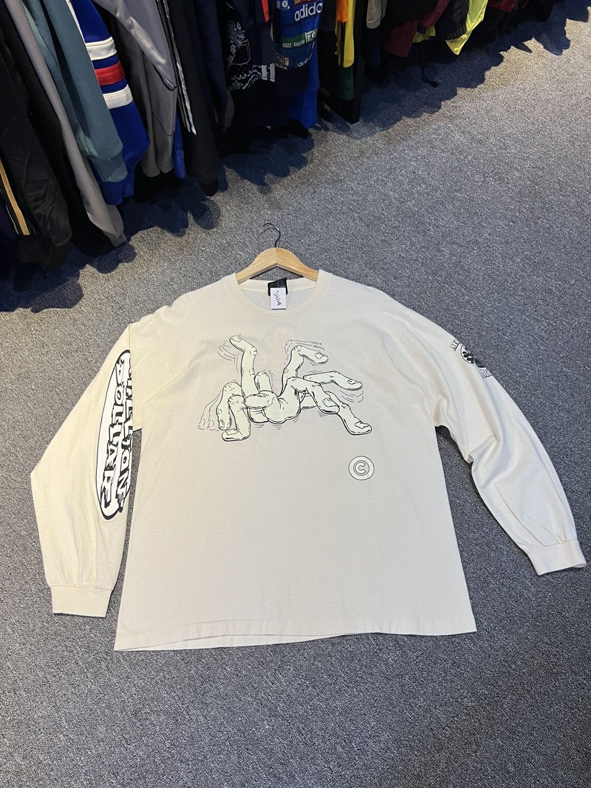 Vintage Vintage Million Dollar Glow In The Dark Shirt Size US L / EU 52-54 / 3 - 1 Thumbnail