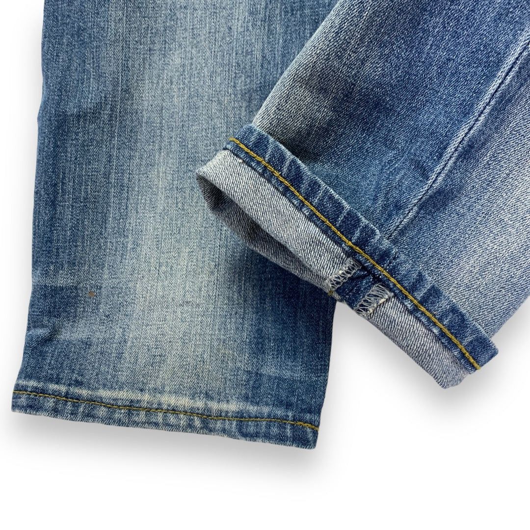 Number (N)ine NUMBER NINE NANO UNIVERSE CROPPED DISTRESSED DENIM JEANS Size US 33 - 8 Thumbnail