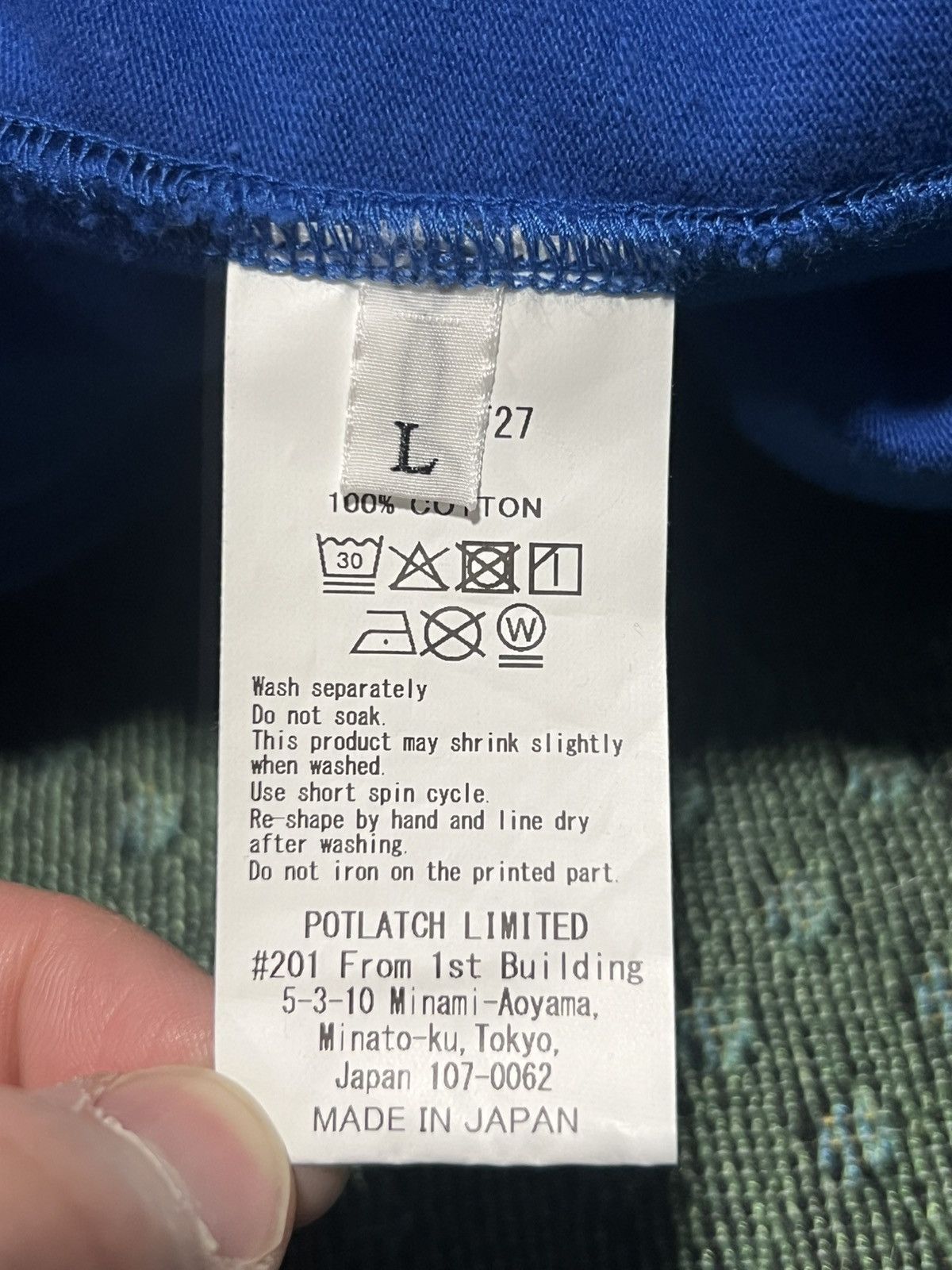 Cav Empt Cav Empt AS Raytracing Short Sleeve Blue Crewneck Large Size US L / EU 52-54 / 3 - 5 Thumbnail