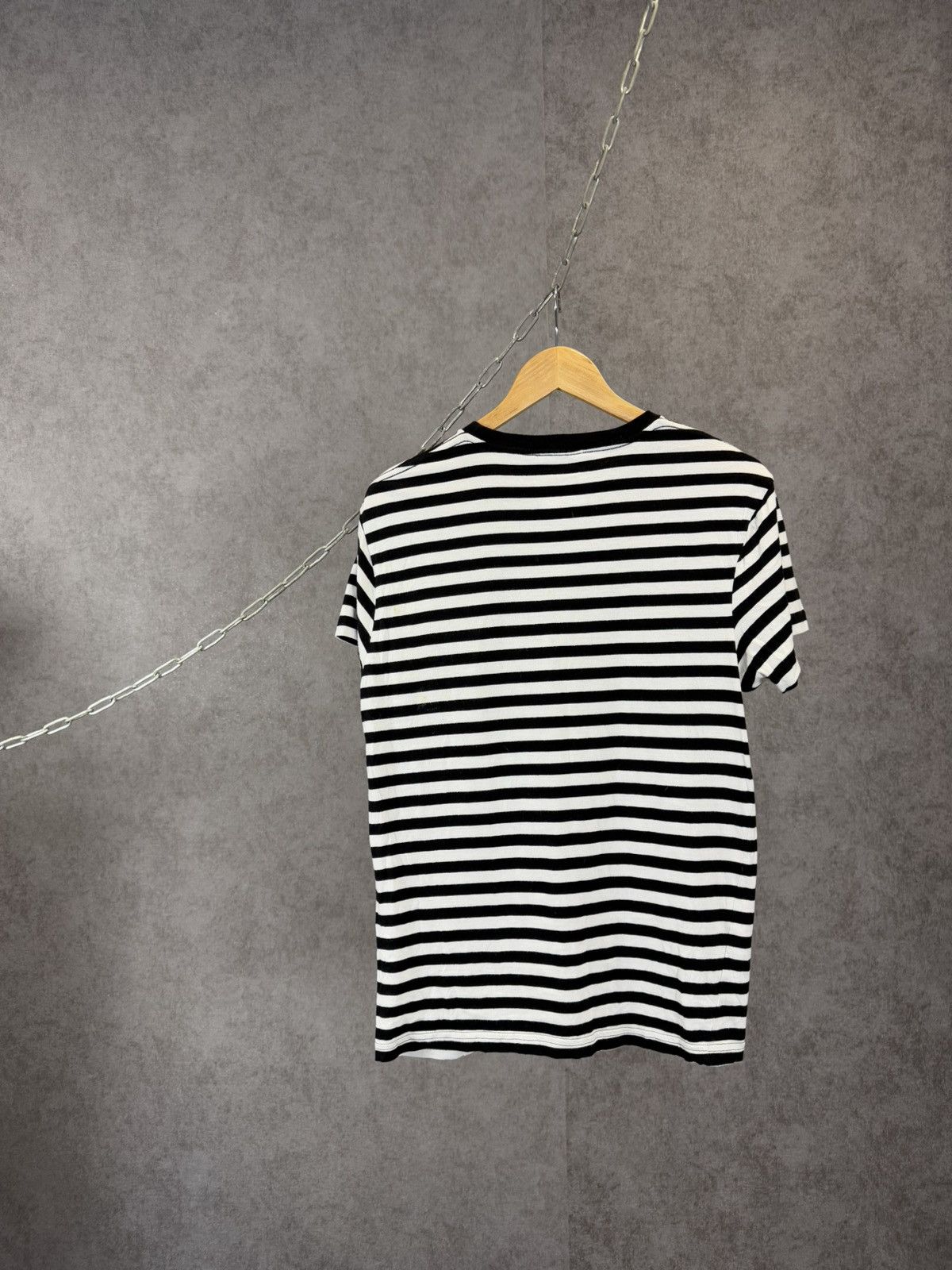 Cheap Monday × Designer Cheap Monday designer big center logo striped tee Size US M / EU 48-50 / 2 - 7 Thumbnail