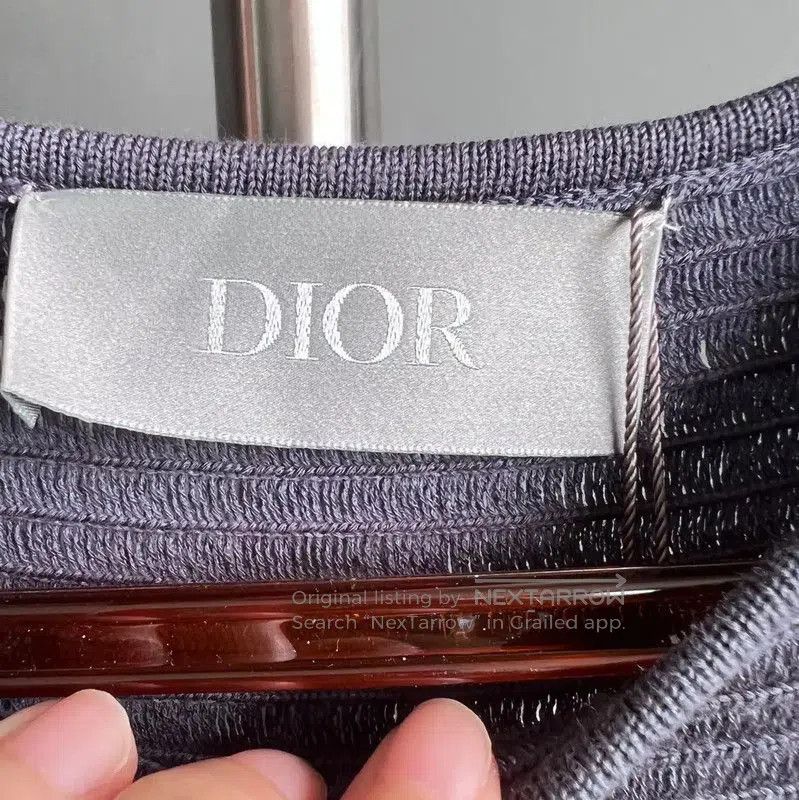 Other Dior Blue Cotton Men's Pullover Sweater . Size US S / EU 44-46 / 1 - 3 Thumbnail