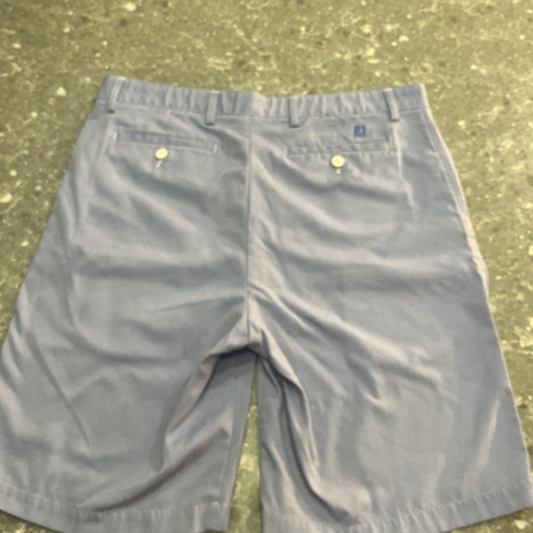 Footjoy FootJoy Mens Golf Shorts Flat Front 36 Blue 10” Inseam Nylon Breathable Pockets Zip Front Modern Golf Wear Mens Size US 36 / EU 52 - 7 Thumbnail