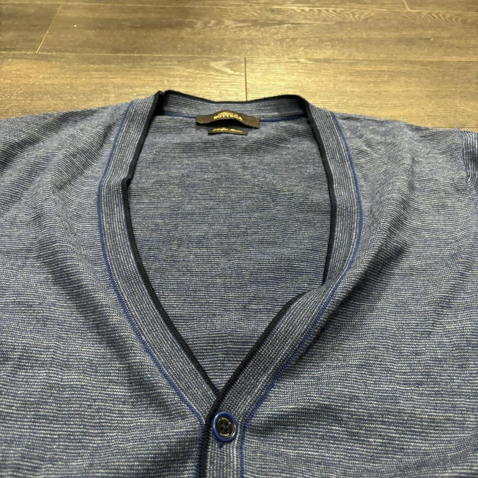Bottega Veneta contogiano in bottega extrafine murino cardigan S Size US S / EU 44-46 / 1 - 2 Thumbnail
