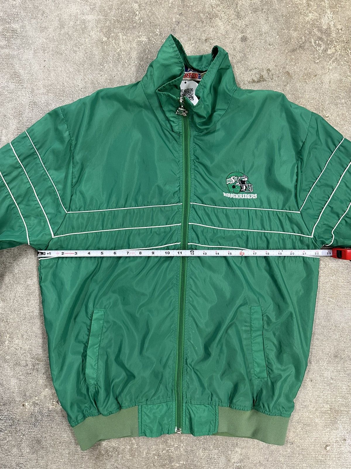 Starter Vintage 80s Starter Saskatchewan Rough Riders CFL Jacket Size US L / EU 52-54 / 3 - 14 Thumbnail