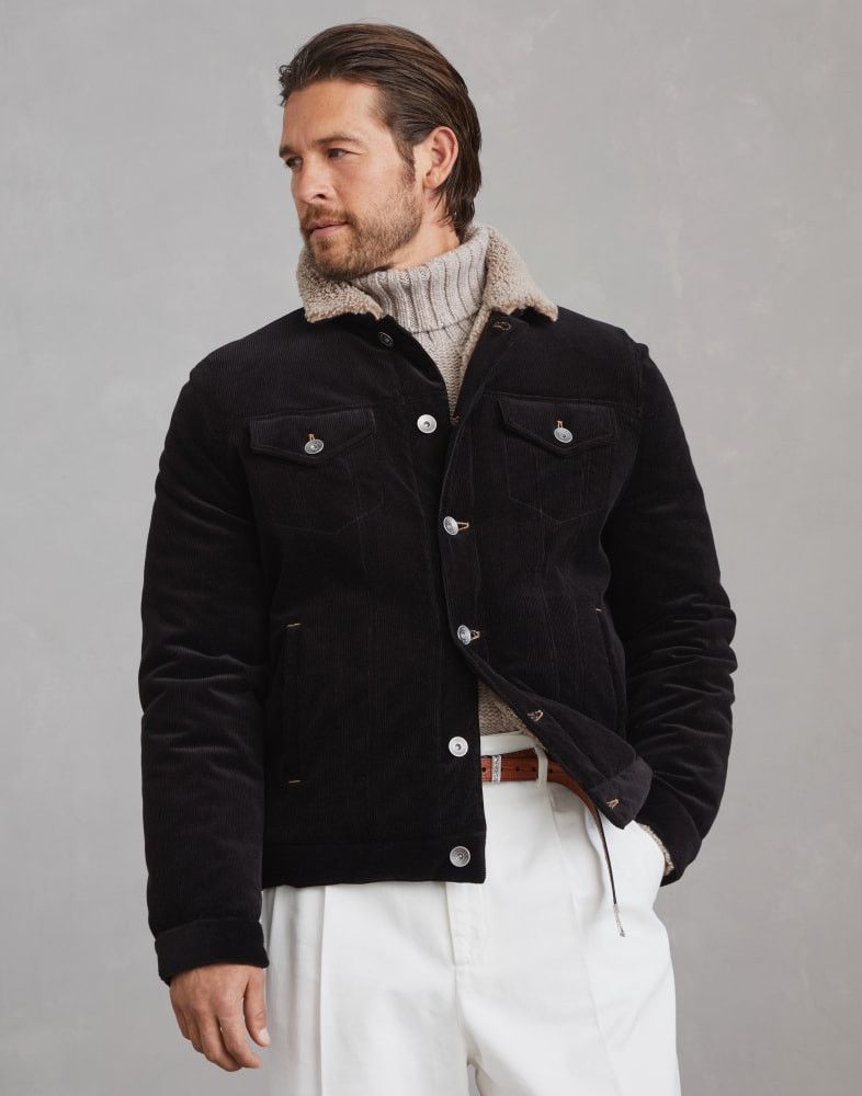 Brunello Cucinelli o1w1db10825 Padded Jacket in Black Size US S / EU 44-46 / 1 - 1 Thumbnail
