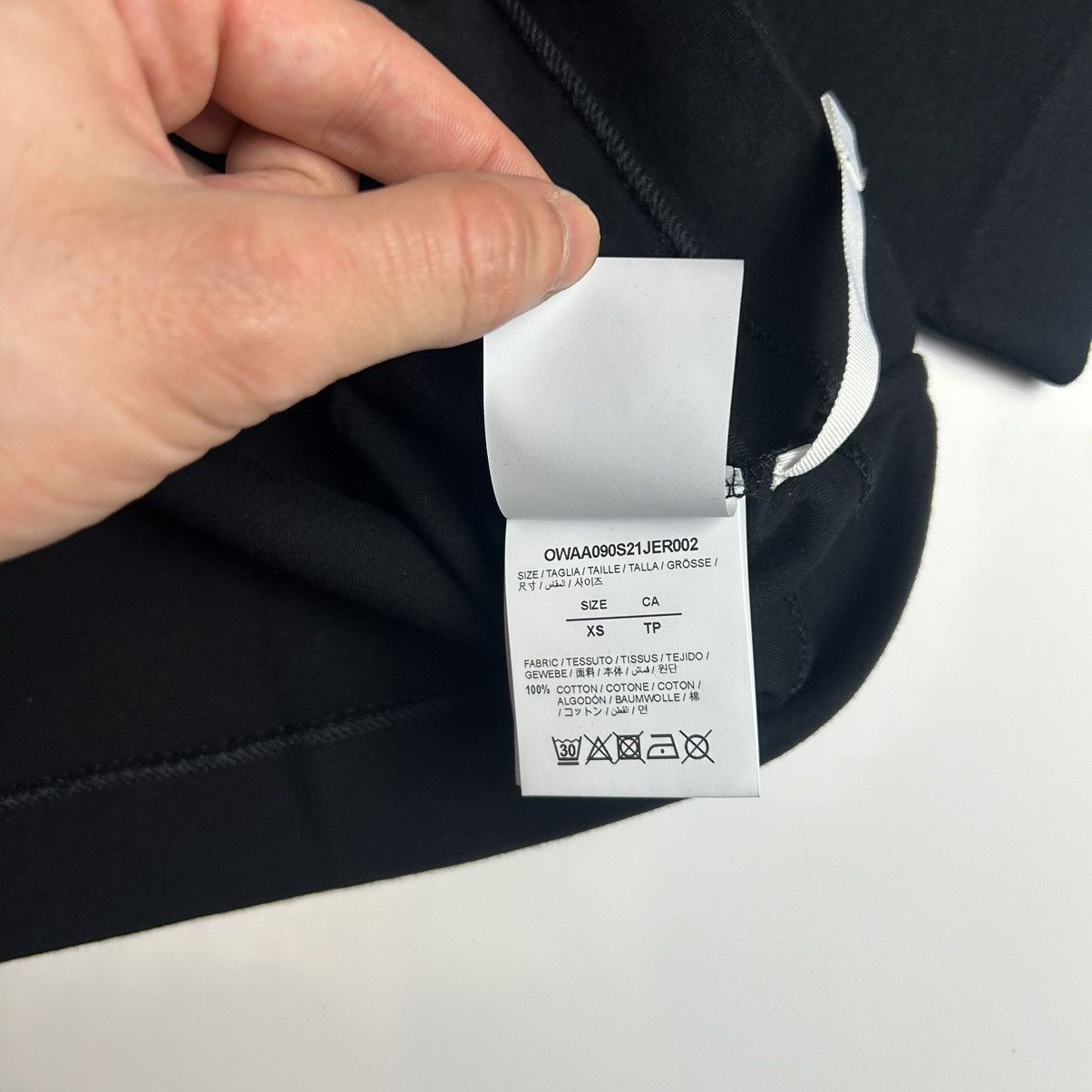 Off-White Off-White Typo Mix Cropped T-shirt Size XS / US 0-2 / IT 36-38 - 3 Thumbnail