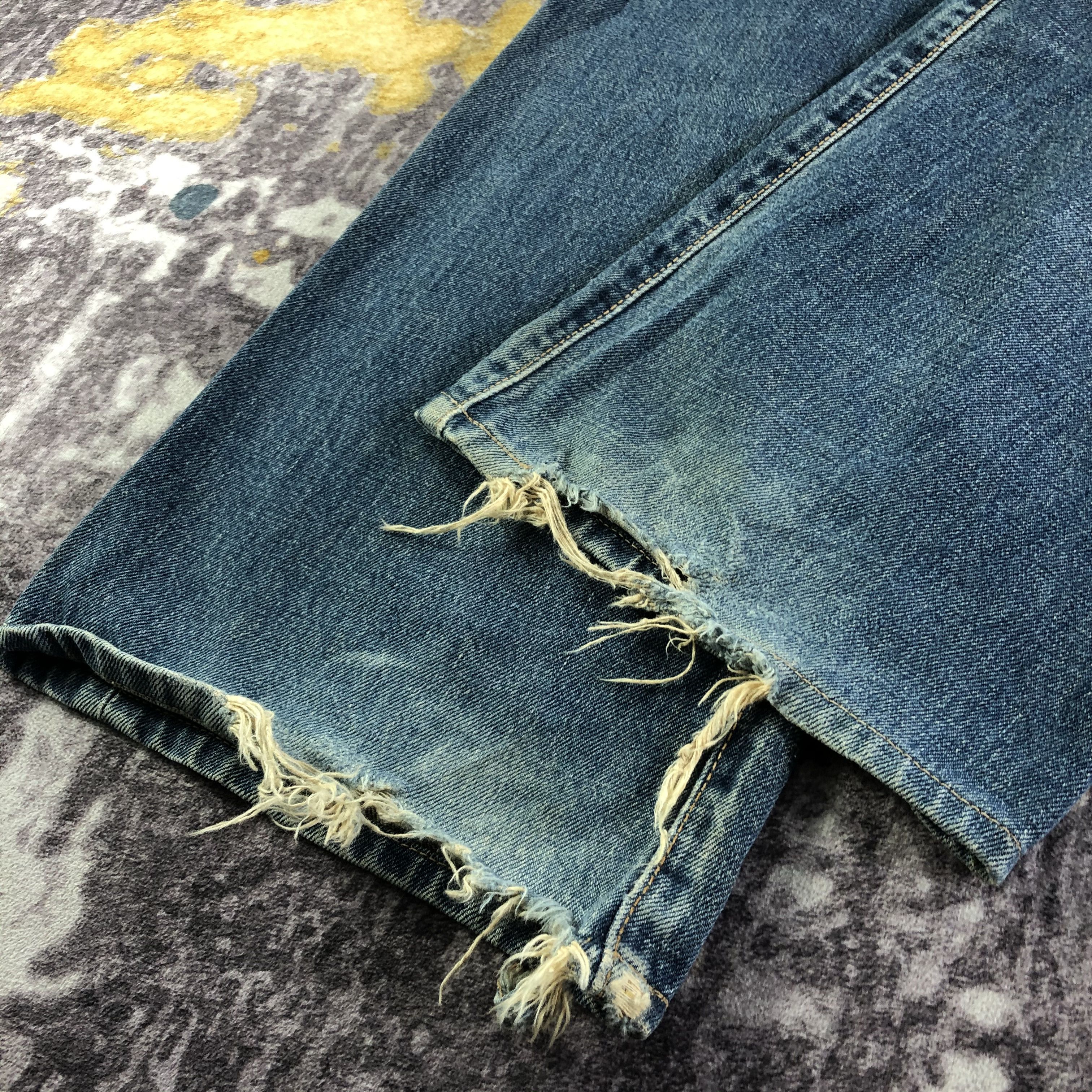 Edwin Vintage Blue Wash Edwin 505 Selvedge Jeans-JM3671 Size US 31 - 4 Thumbnail