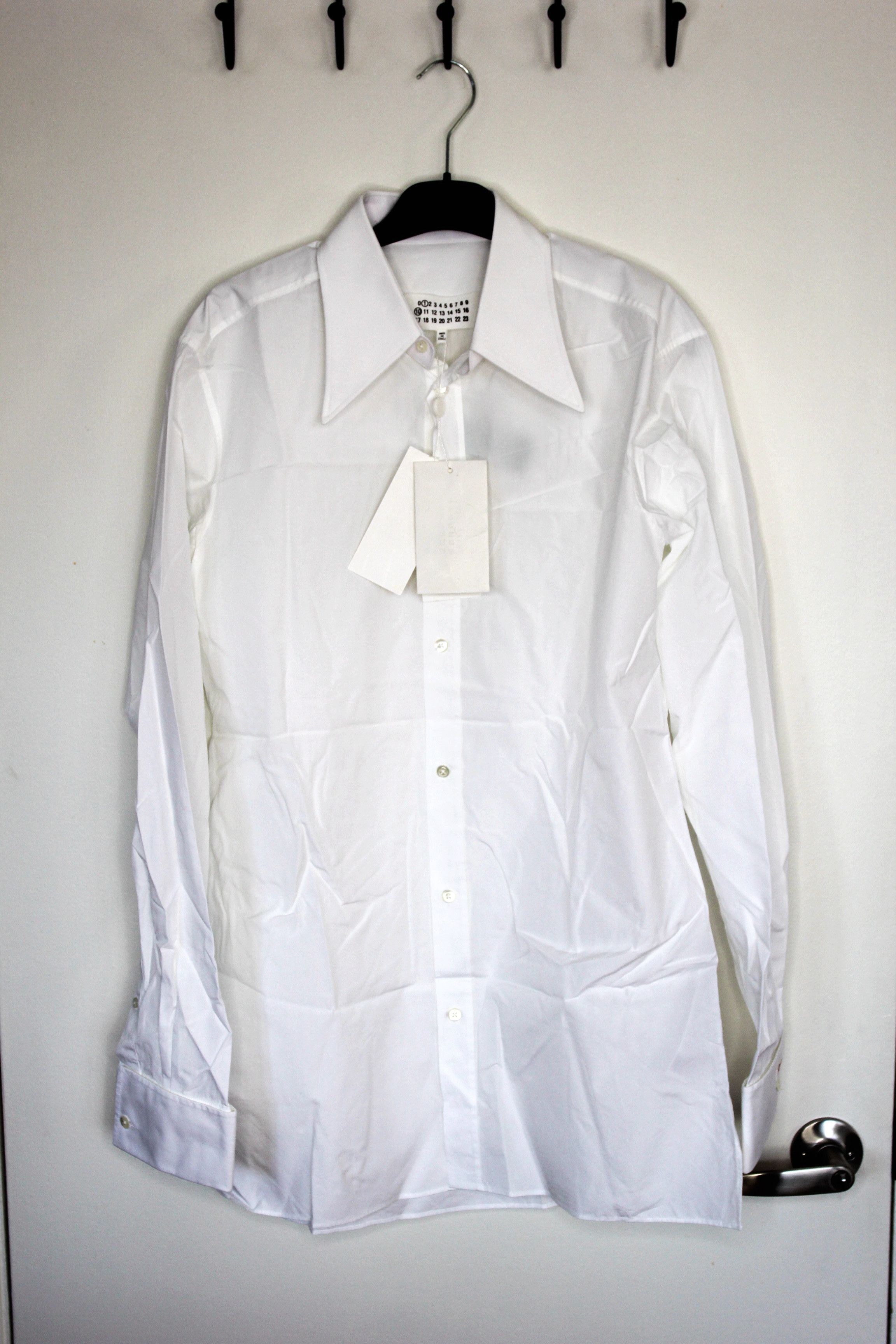 Maison Margiela BNWT AW24 MAISON MARGIELA POINTED COLLAR SHIRT 41 Size US M / EU 48-50 / 2 - 2 Thumbnail