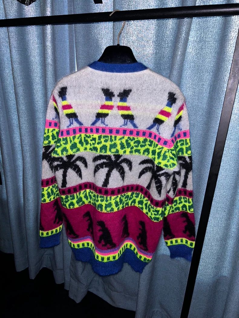 Yves Saint Laurent Saint Laurent 16 SS Coconut Dinosaur Cardigan shirt 2501-N Size US XS / EU 42 / 0 - 2 Thumbnail
