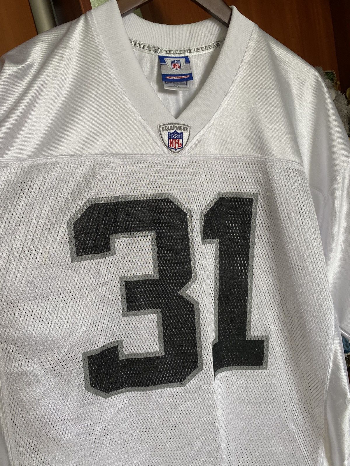 NFL Vintage Phillip Buchanon #31 Oakland Raiders NFL Jersey Size US L / EU 52-54 / 3 - 4 Thumbnail