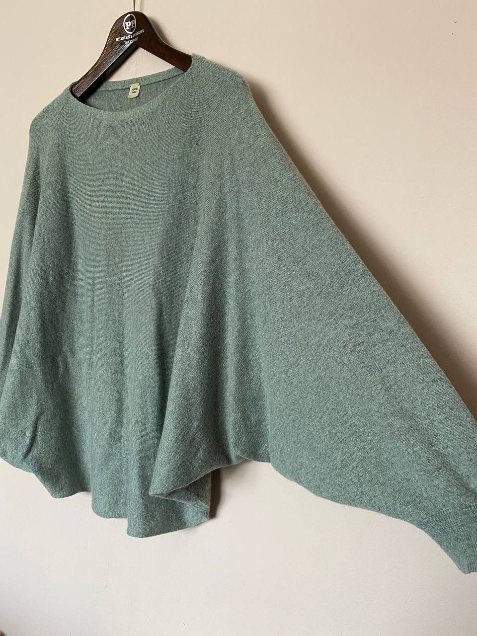 Hermes Hermes Green batwing cashmere knitted sweater top Size S / US 4 / IT 40 - 8 Thumbnail