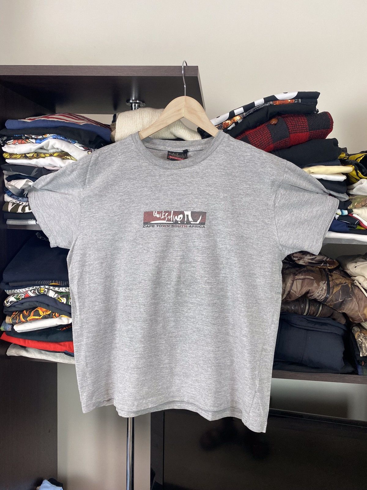 Quiksilver Vintage Quiksilver Big Logo TEE Size US L / EU 52-54 / 3 - 1 Thumbnail