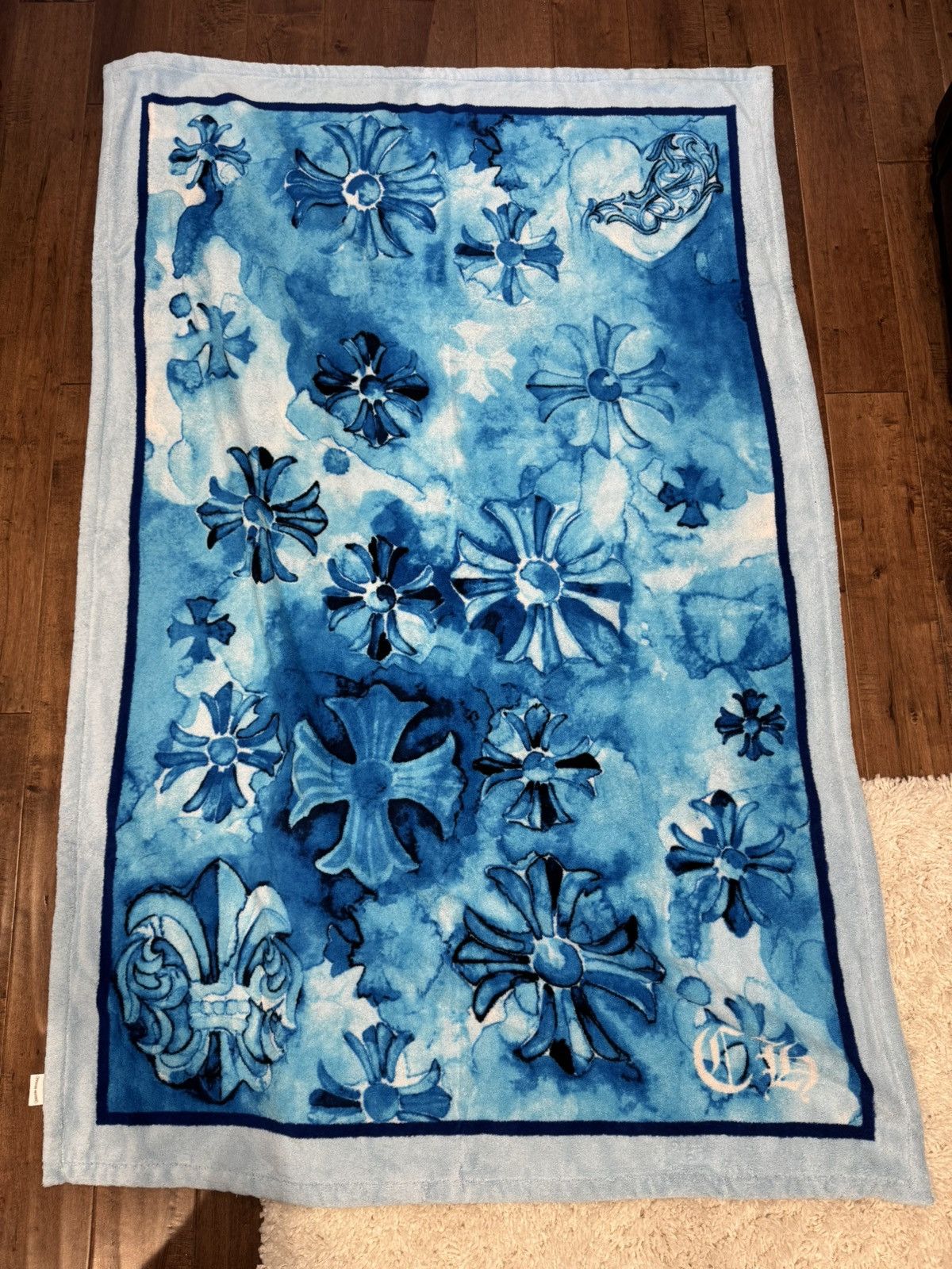 Chrome Hearts Plus Cross Beach Towel | Grailed