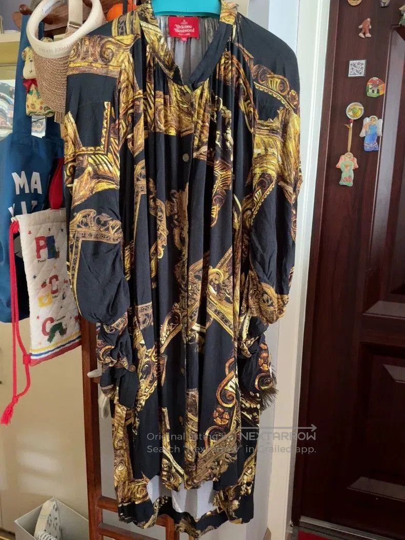 Vivienne Westwood Vivienne Westwood Black Gold Dress. Size US M / EU 48-50 / 2 - 1 Thumbnail