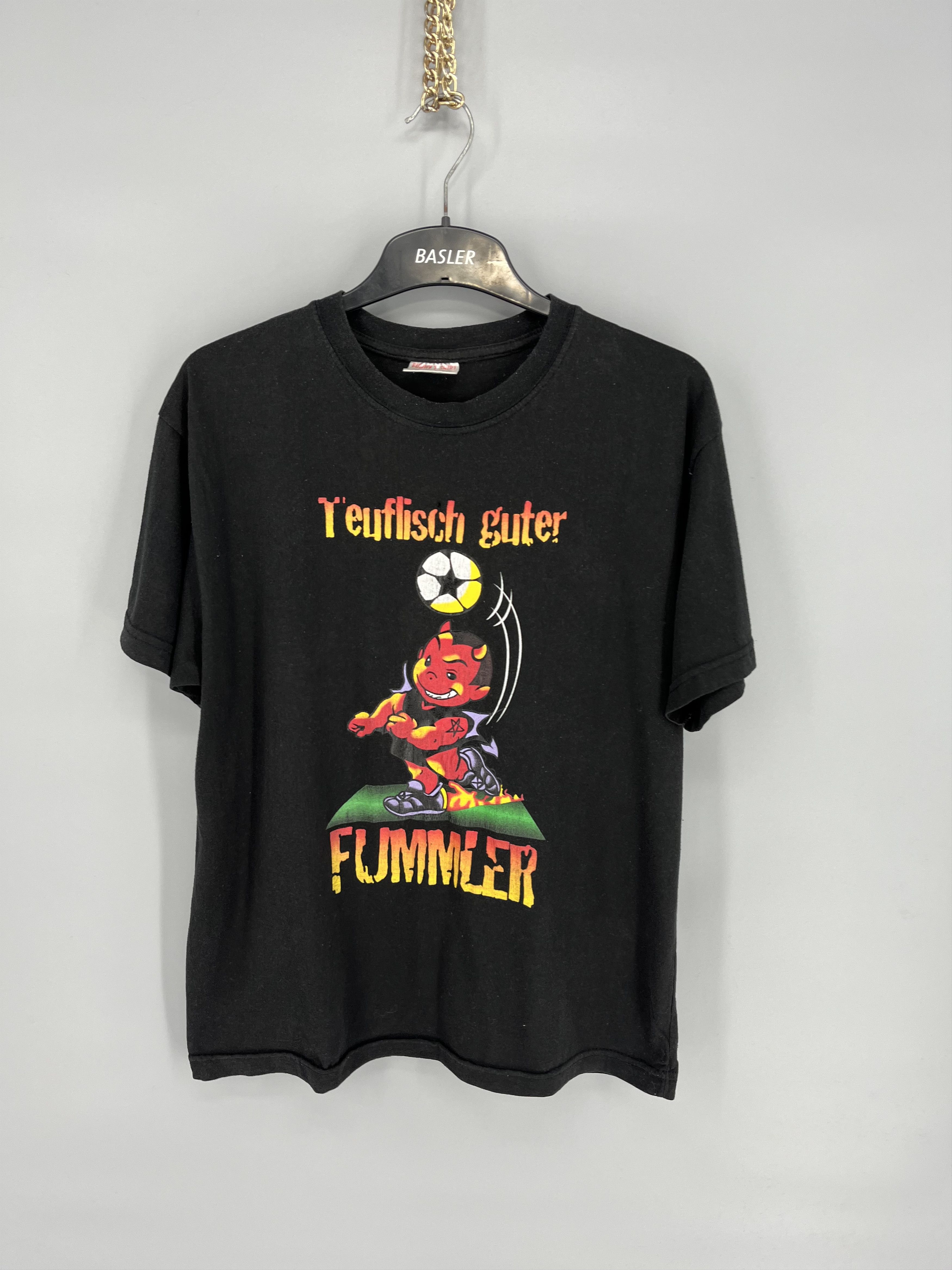 Vintage Vintage Y2K ADULT "teuflisch guter fummler" Art tee Size US M / EU 48-50 / 2 - 3 Thumbnail