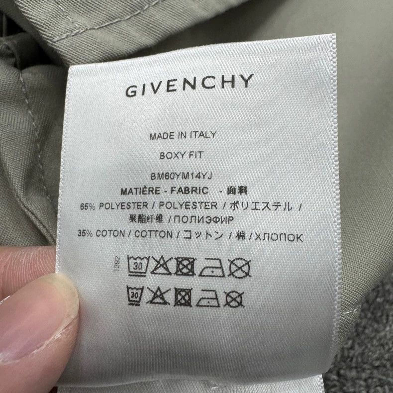 Givenchy Givenchy Size34 Pocket Workwear Short Sleeve Shirt Size US M / EU 48-50 / 2 - 4 Thumbnail