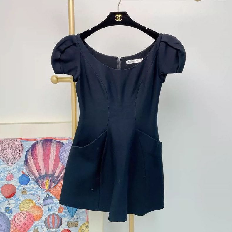 Dior Dior Dark blue dress Size XS / US 0-2 / IT 36-38 - 1 Thumbnail