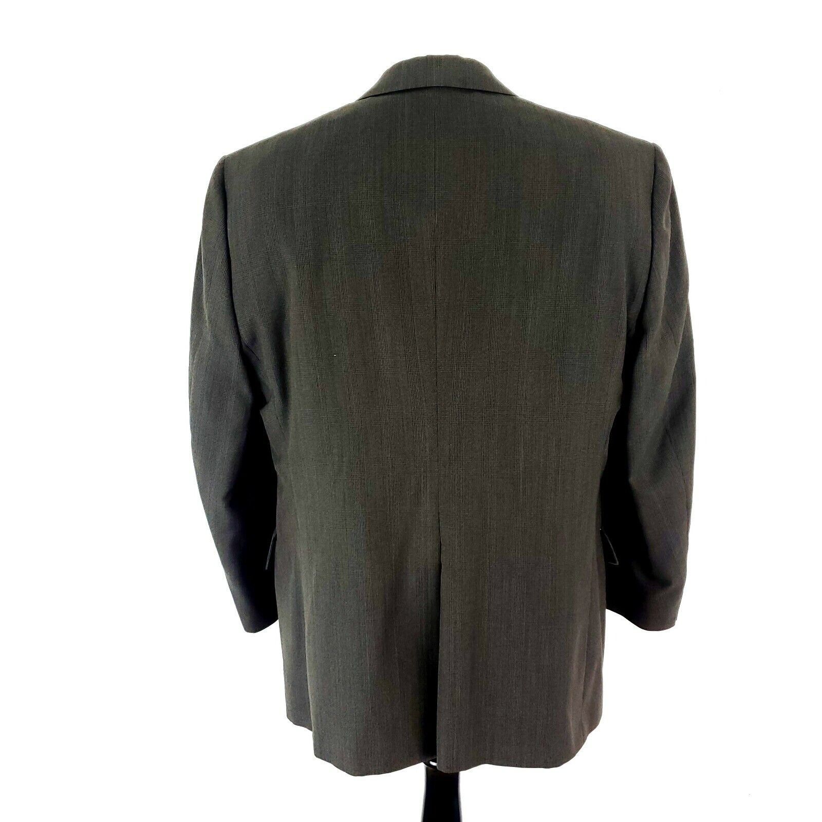 Hart Schaffner Marx Hart Schaffner Marx Wool 2 Button Blazer 42R Green Sport Coa Size 42R - 6 Thumbnail