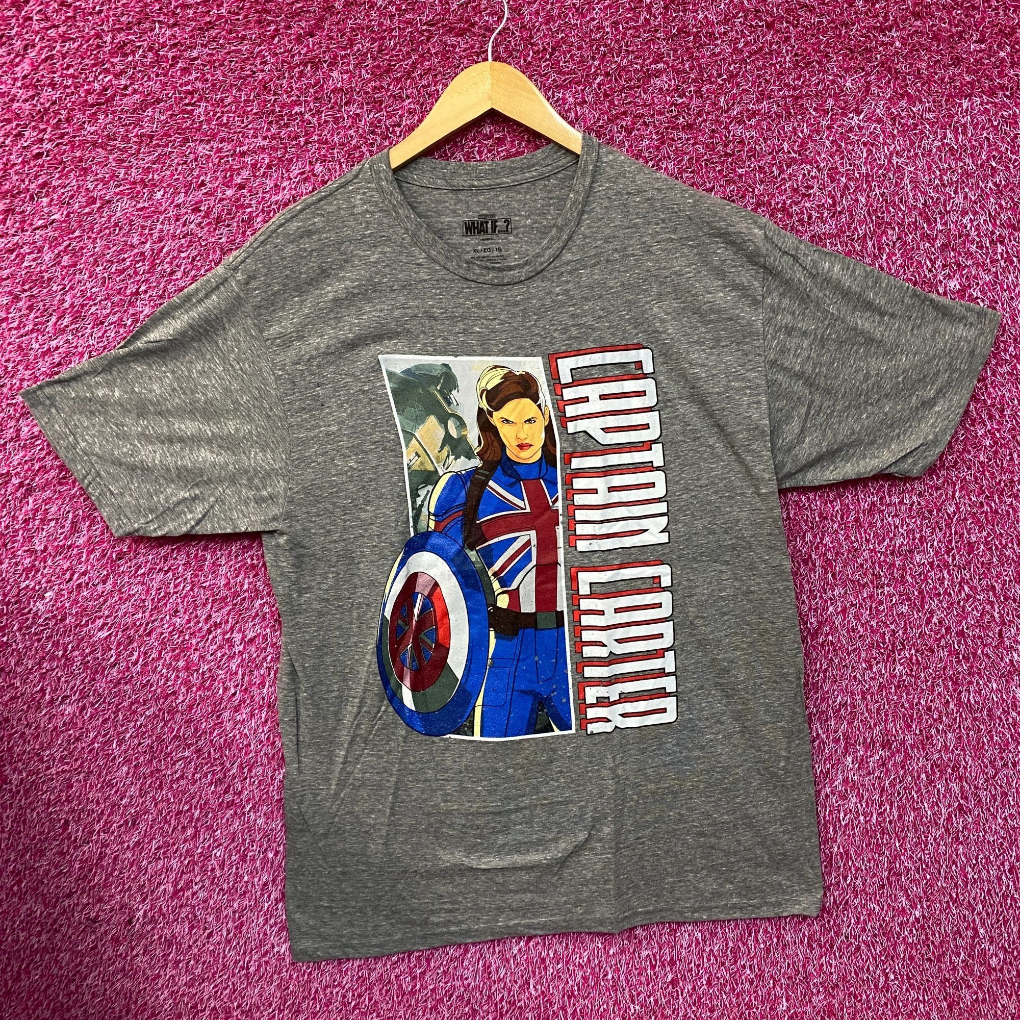 Marvel Comics Marvel What If Captain Carter Gray T-Shirt XL Size US XL / EU 56 / 4 - 3 Thumbnail