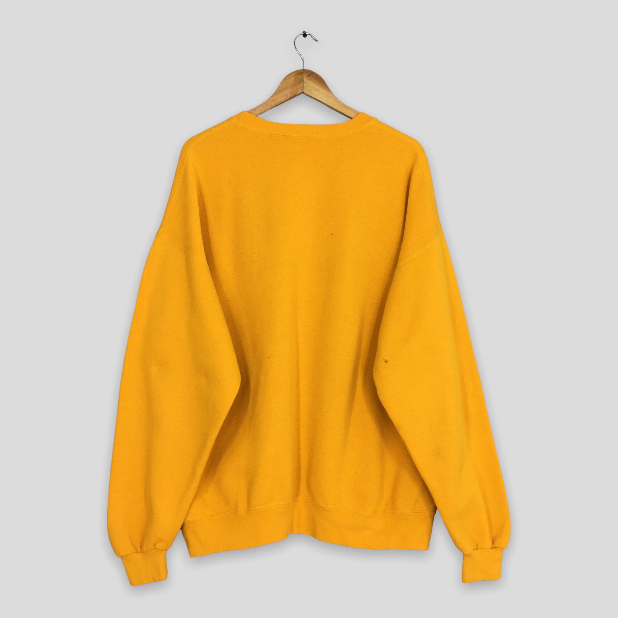 Vintage Vintage 90s Ocean Lake Wrestling Yellow Sweatshirt XLarge Size US XL / EU 56 / 4 - 7 Thumbnail