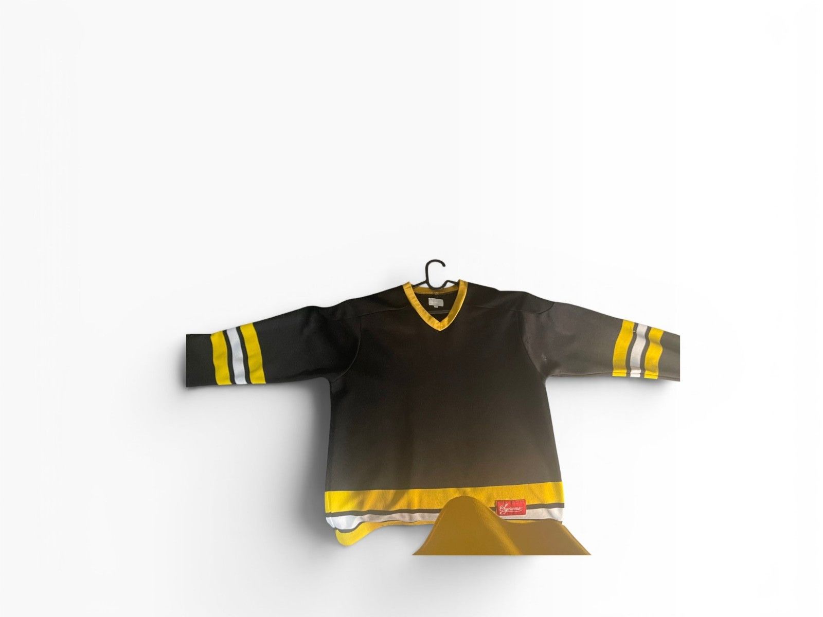 Supreme Supreme Freaky Hockey Jersey Black Yellow SS17 Large Size US L / EU 52-54 / 3 - 7 Thumbnail