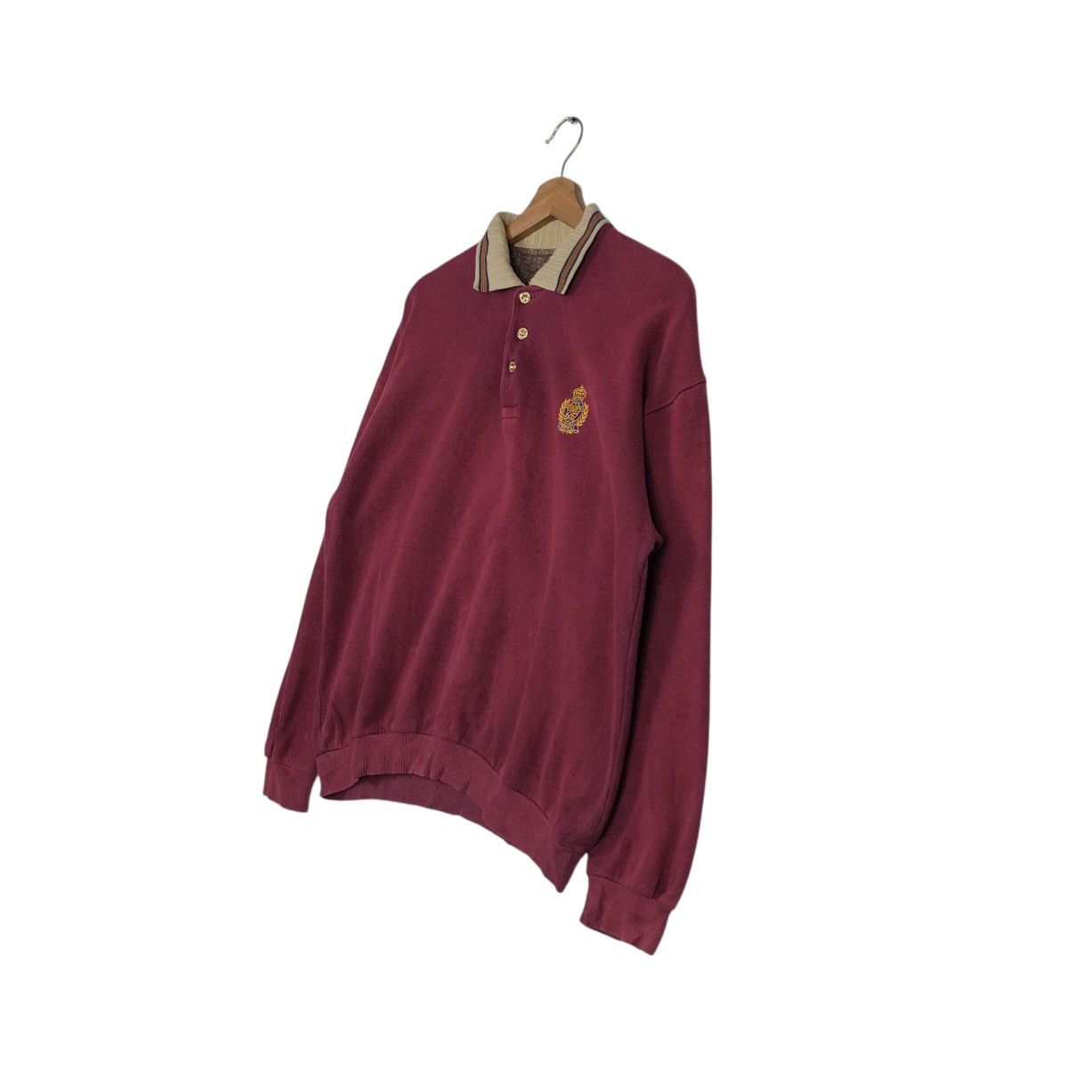 Japanese Brand Vintage College Collar Sweatshirt Unknown Brand IsseyMiyake Size US M / EU 48-50 / 2 - 3 Thumbnail