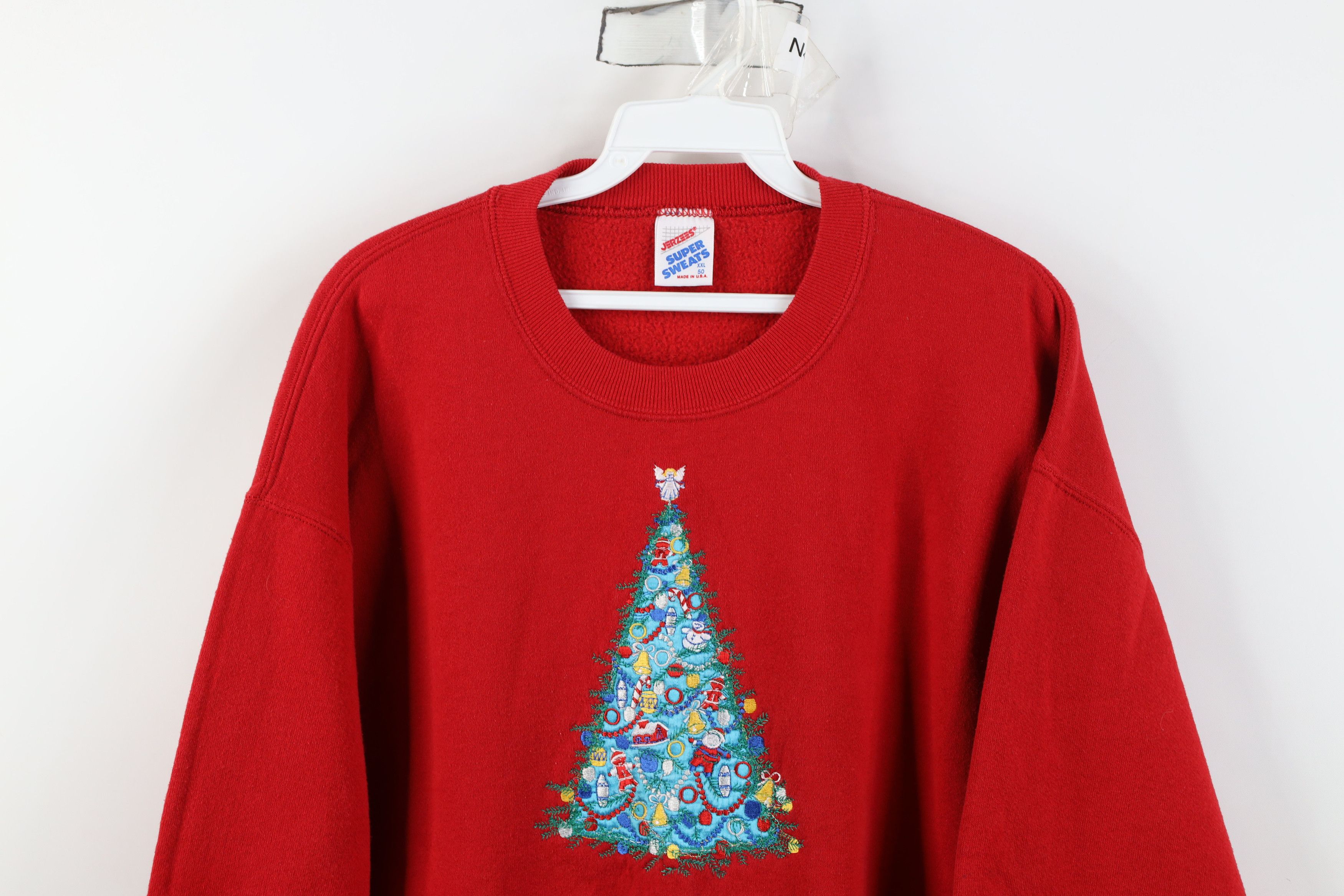 Vintage Vintage 90s Streetwear Christmas Tree Crewneck Sweatshirt Size XXL / US 16-18 / IT 52-54 - 2 Thumbnail