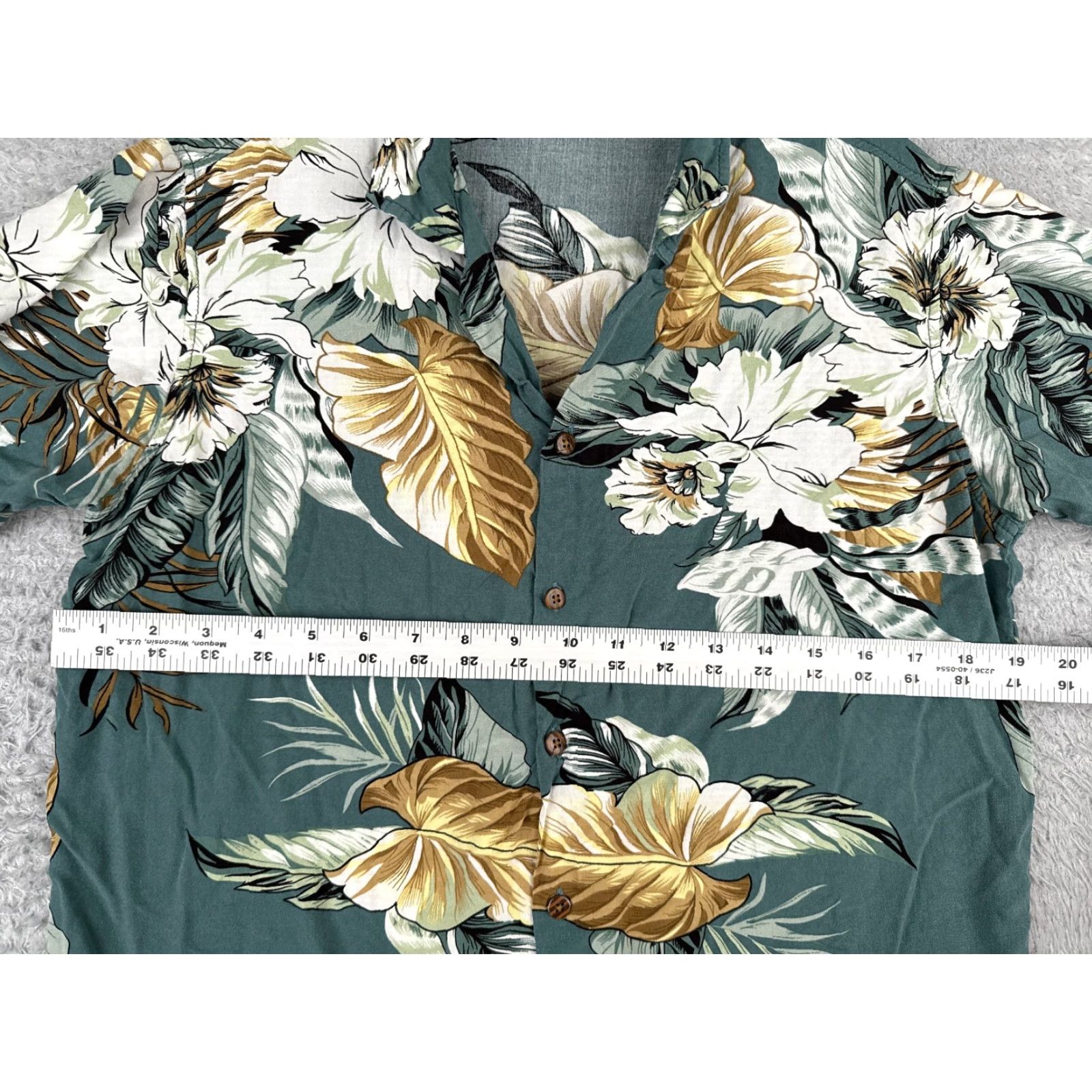 Vintage Khamlaingaen Hawaiian Shirt Mens Medium Blue Floral Button-Up Cotton Blend Aloha Luau Vacation Mens Size US M / EU 48-50 / 2 - 7 Thumbnail